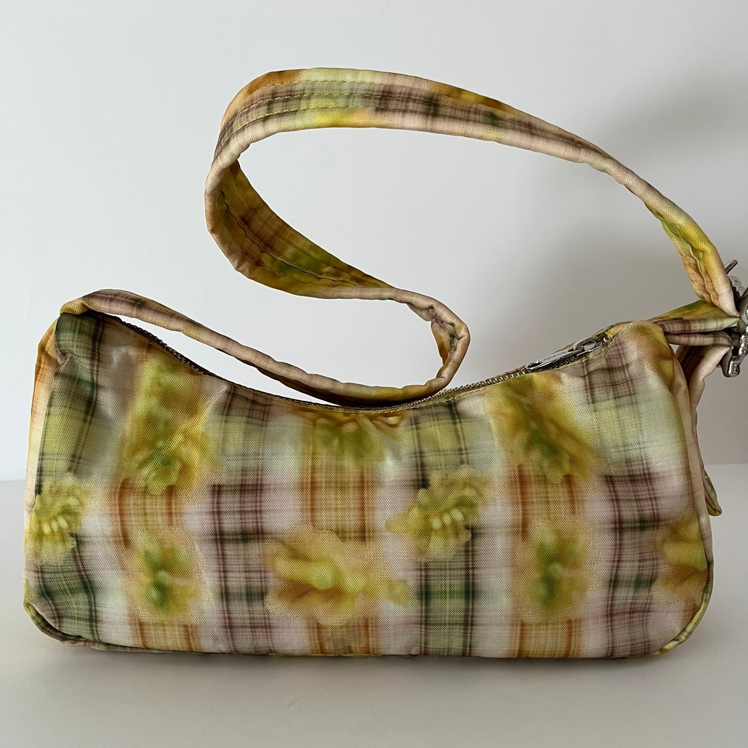 BAGGU x Collina Strada CARGO Shoulder Bag in Boxer Plaid.