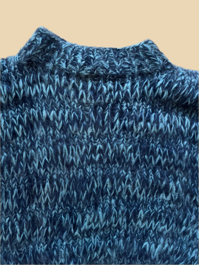 Frisson Knits ISABELLA in Multi Blue.