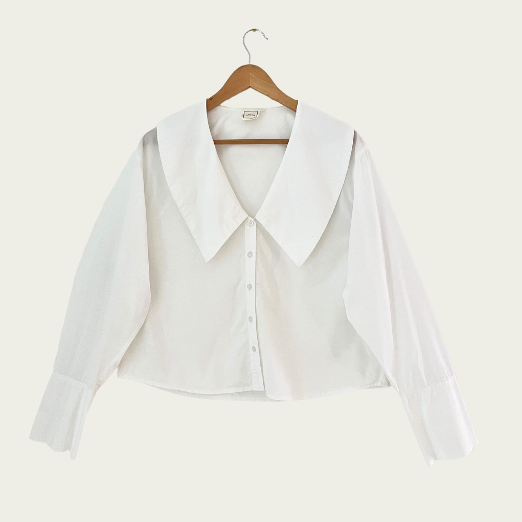 Deiji Studios Organic Poplin Shirt Size S.