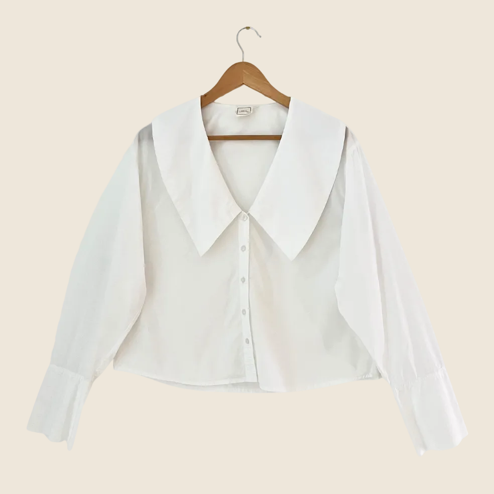 Deiji Studios Organic Poplin Shirt Size S.