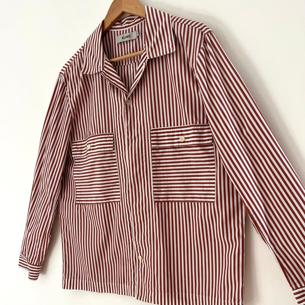 Kloke Striped Shirt Size M.