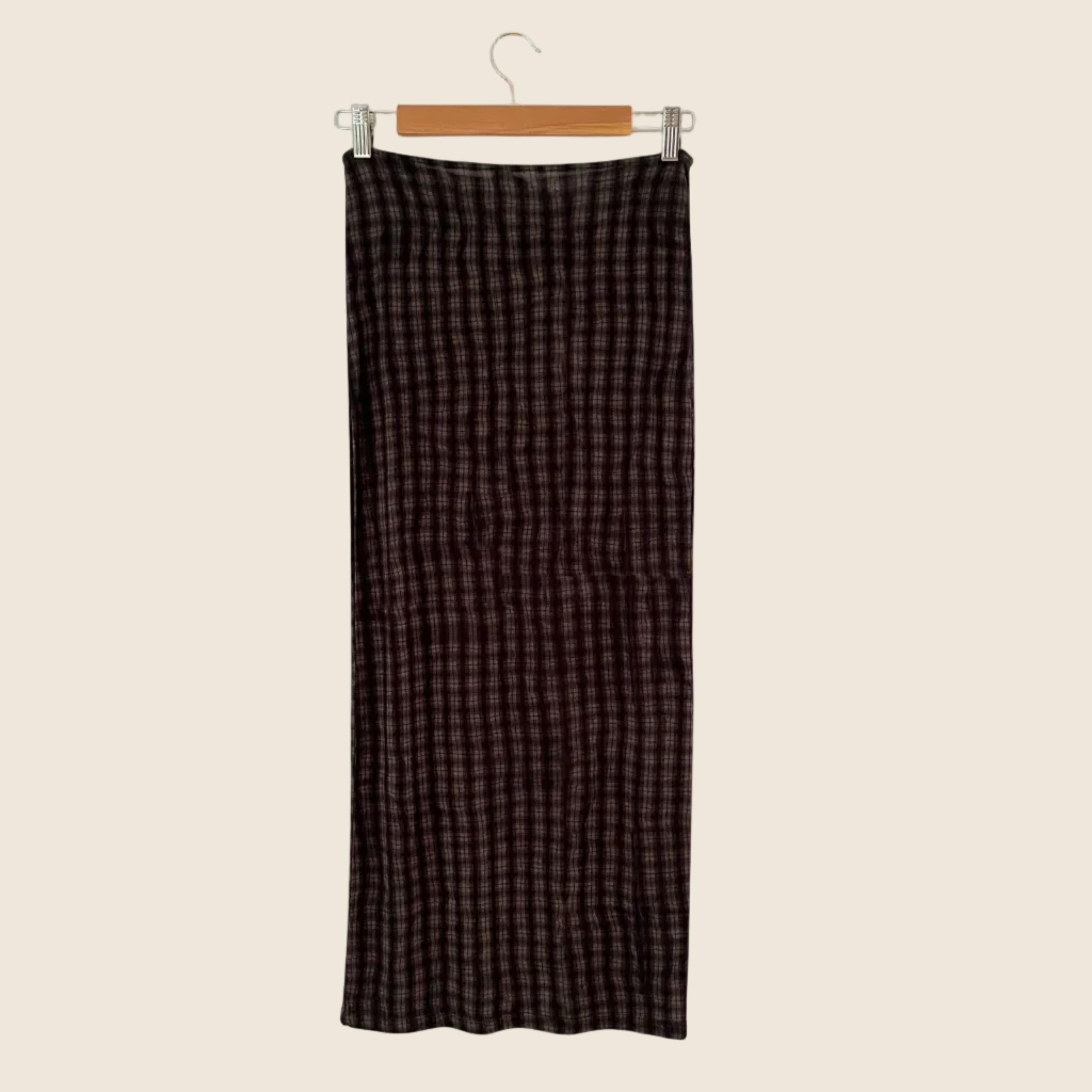 Paloma Wool BNWT RAFF Tube Skirt Dark Brown Size XS.