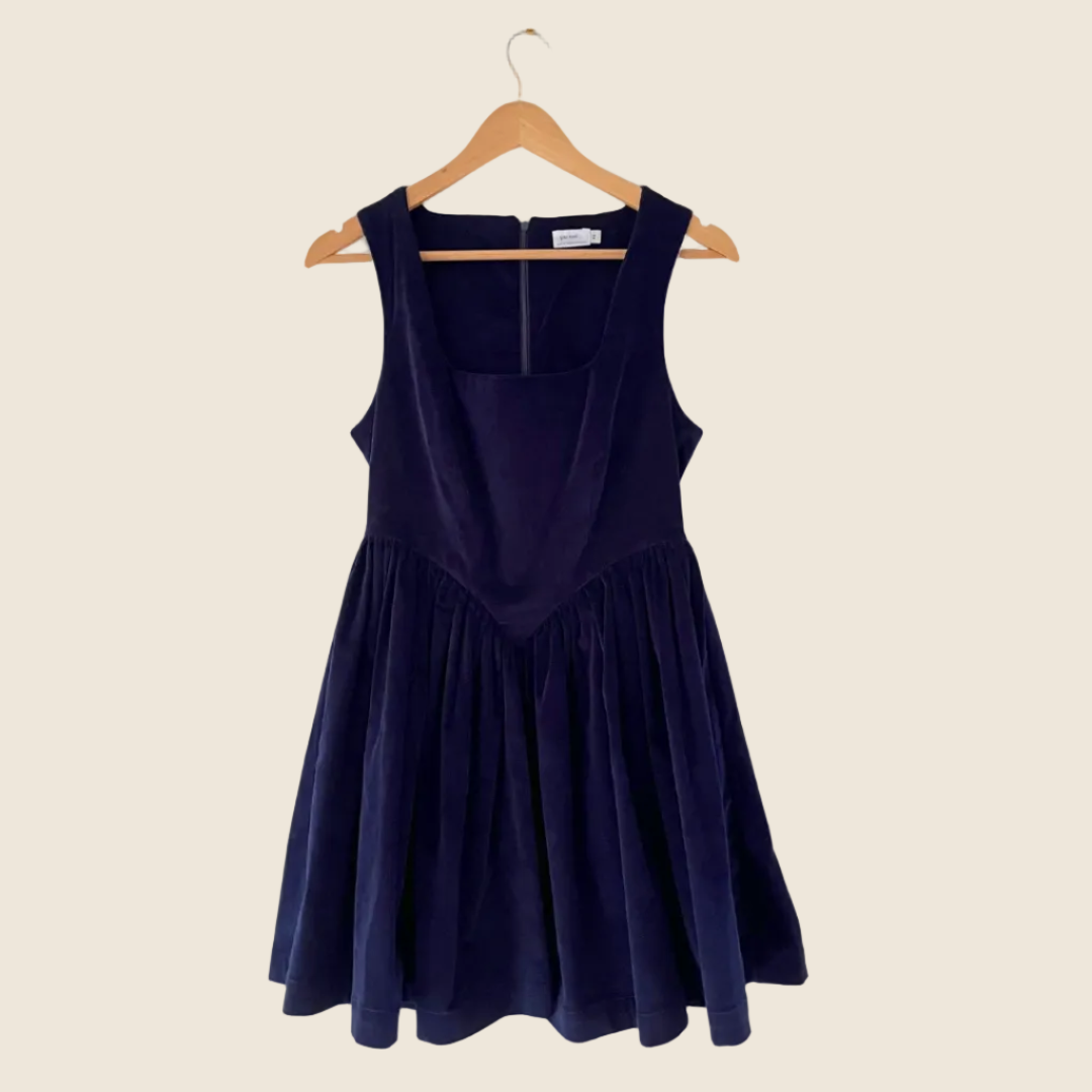 Par Moi Velvet Mini Dress Size XS.