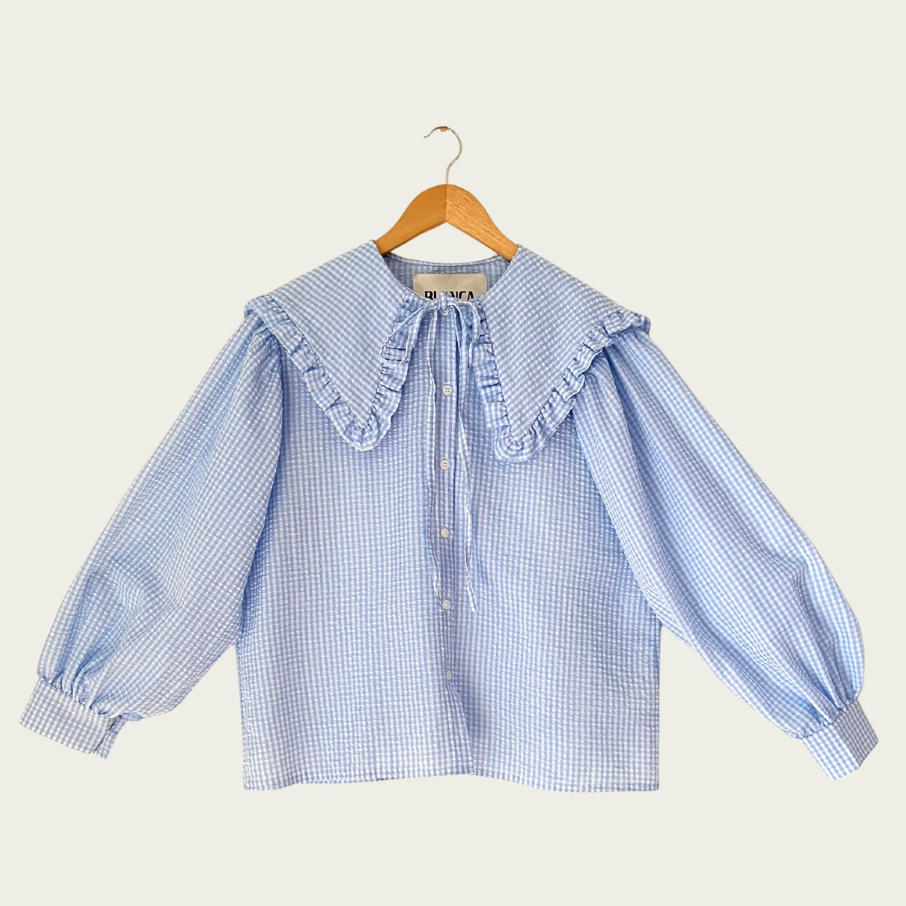 Blanca MAJA Blouse in Blue One Size.