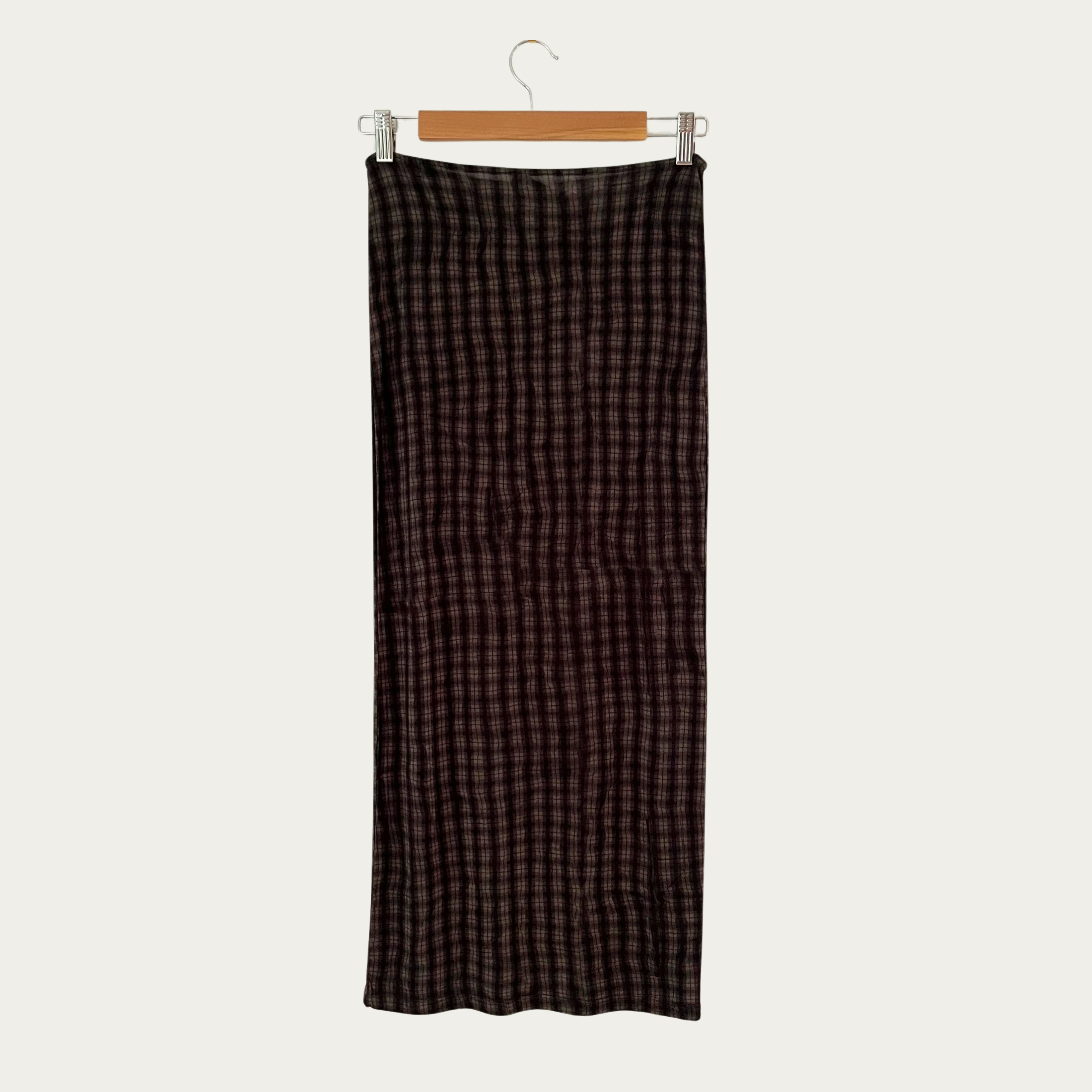 Paloma Wool BNWT RAFF Tube Skirt Dark Brown Size XS.