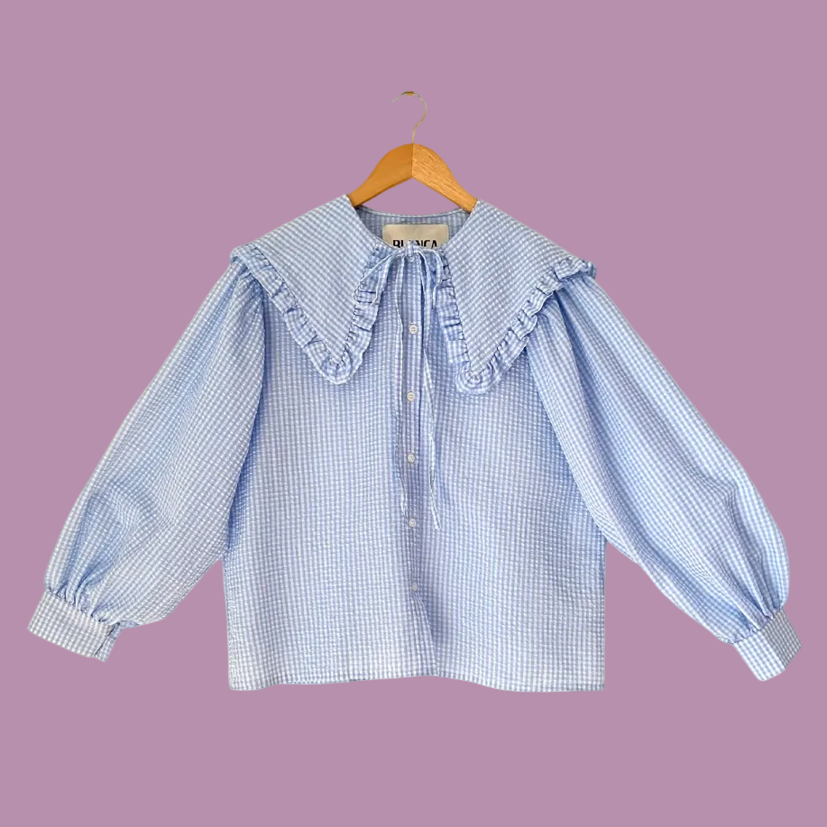 Blanca MAJA Blouse in Blue One Size.