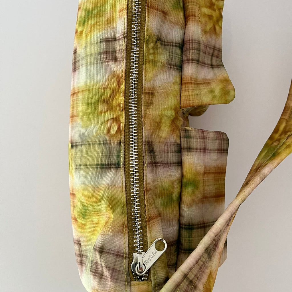 BAGGU x Collina Strada CARGO Shoulder Bag in Boxer Plaid.