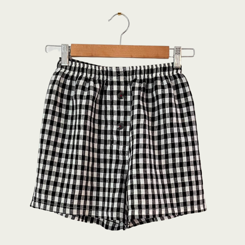 Krystal Deans Gingham Boxer Shorts Size XS.