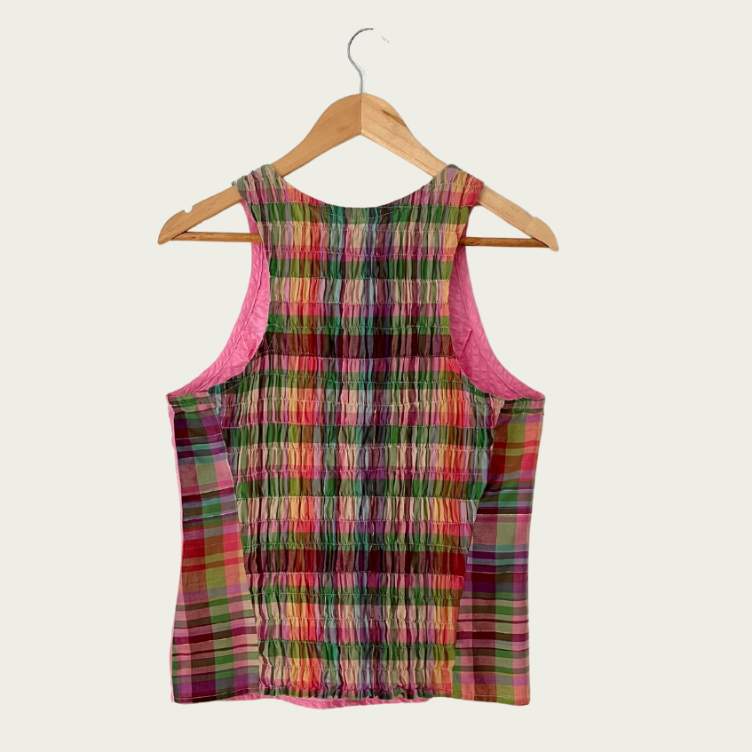 Katharina Lou Archives Plaid Top Size XL.