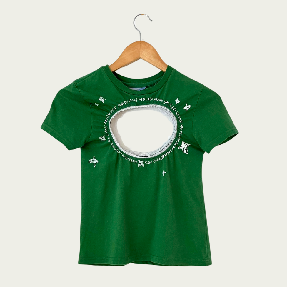 Ramp Tramp Tramp Stamp/Niamh Galea LOGO Baby Tee Size L.