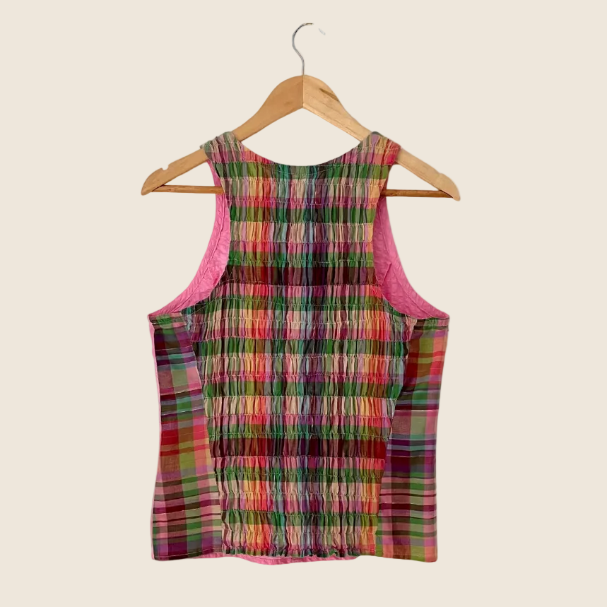 Katharina Lou Archives Plaid Top Size XL.