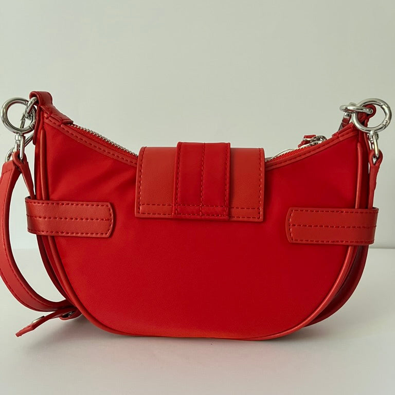 Ganni BNWT Small BUCKY Crossbody Bag in Racing Red.