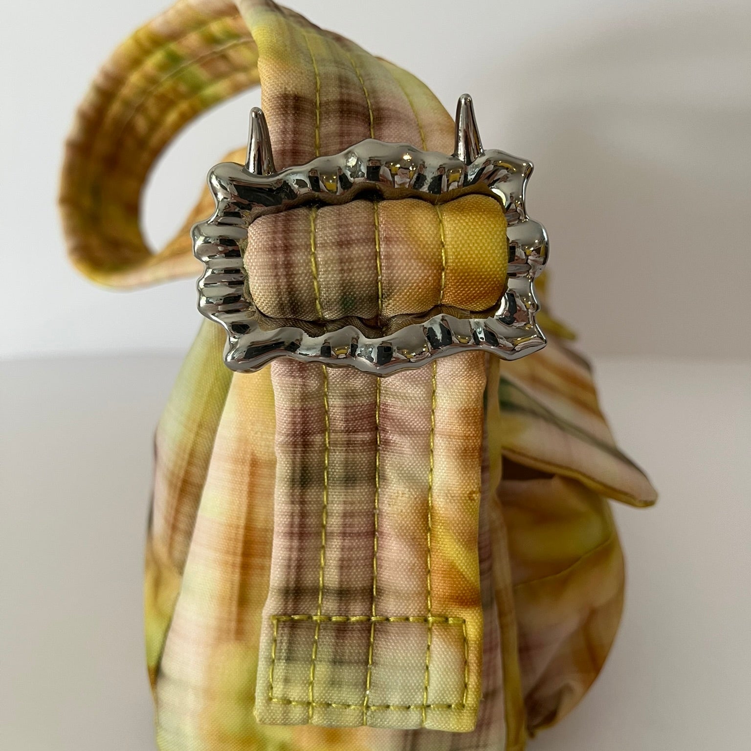 BAGGU x Collina Strada CARGO Shoulder Bag in Boxer Plaid.