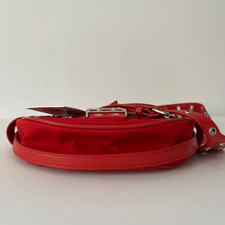 Ganni BNWT Small BUCKY Crossbody Bag in Racing Red.