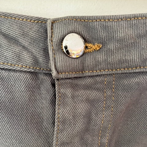 Eckhaus Latta EL DENIM Miniskirt In Neutrals.