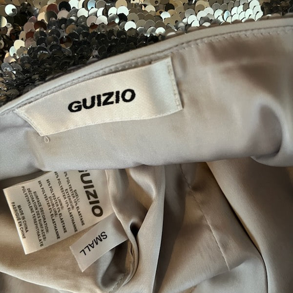 Guizio Sequin Tube Top.