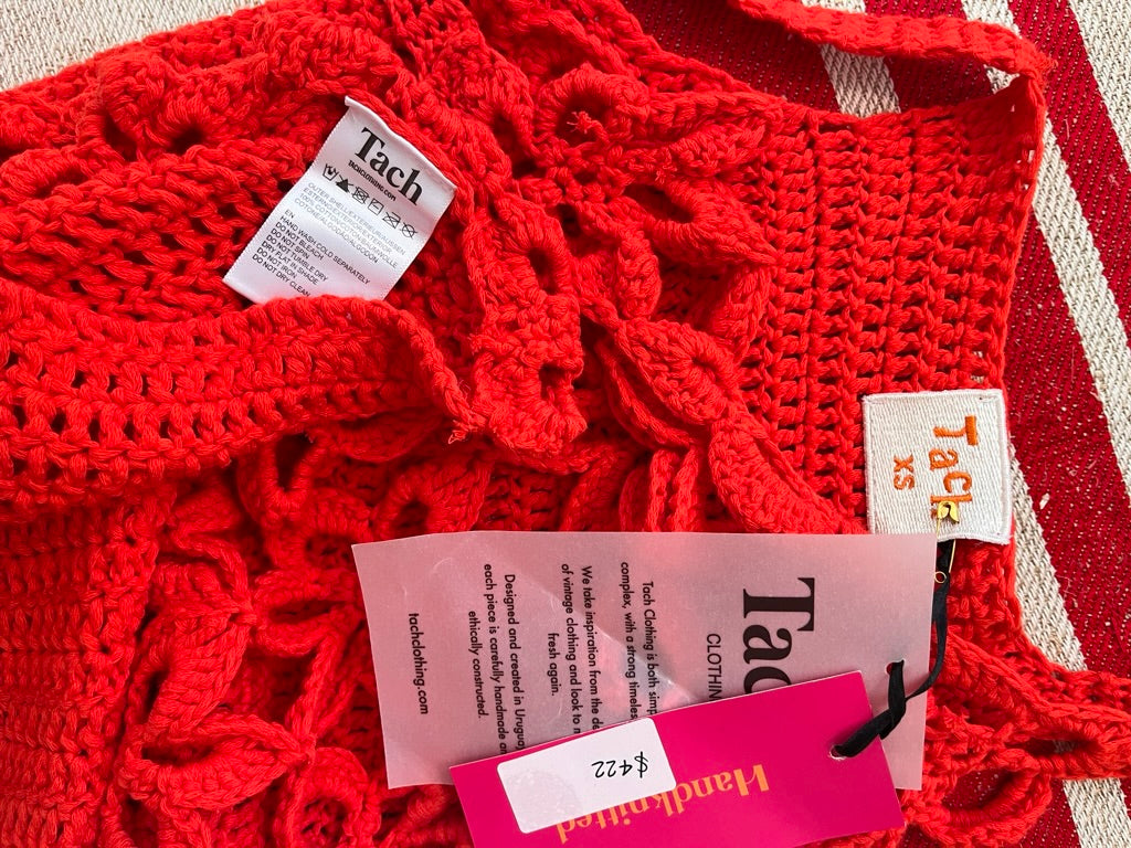 Tach LISBETH Crochet Mini Dress.