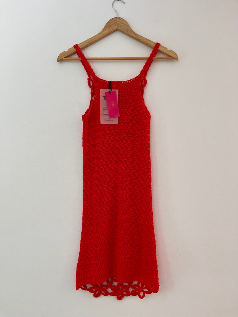 Tach LISBETH Crochet Mini Dress.