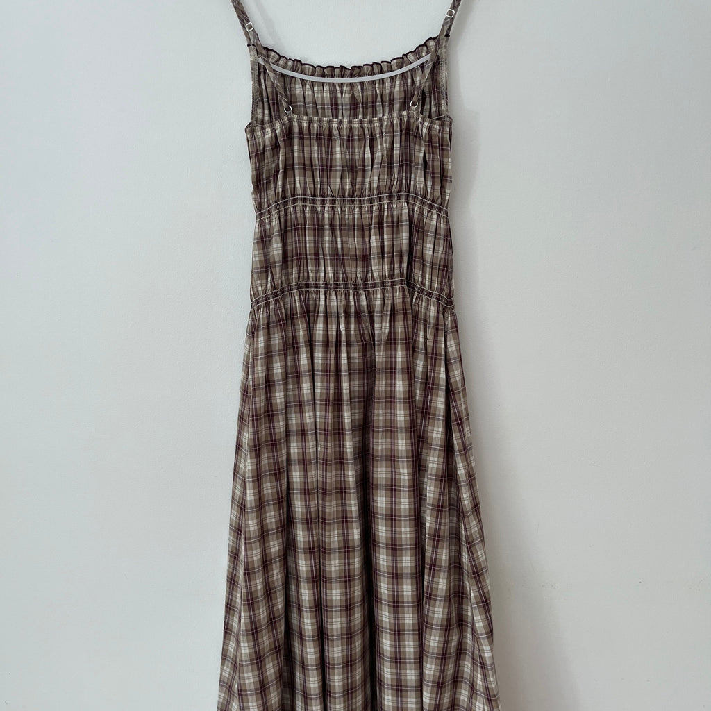 Après studios BNWOT SAMPLE BALLERINA Plaid Midi Dress.