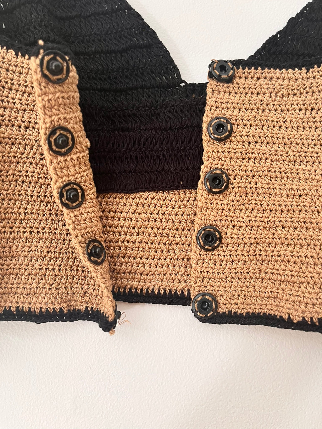 Albus Lumen VERDE Crochet Corset Top.