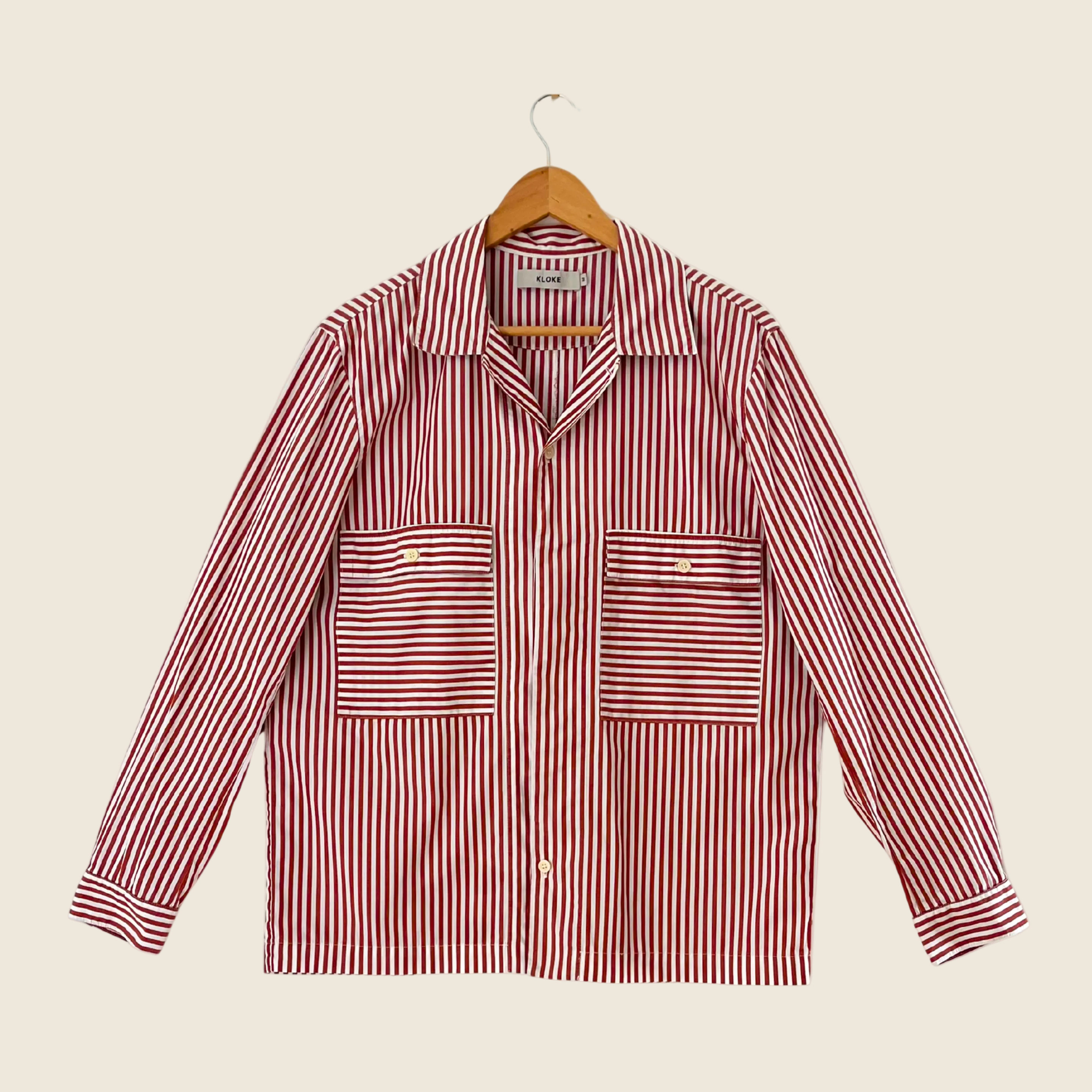 Kloke Striped Shirt Size M.