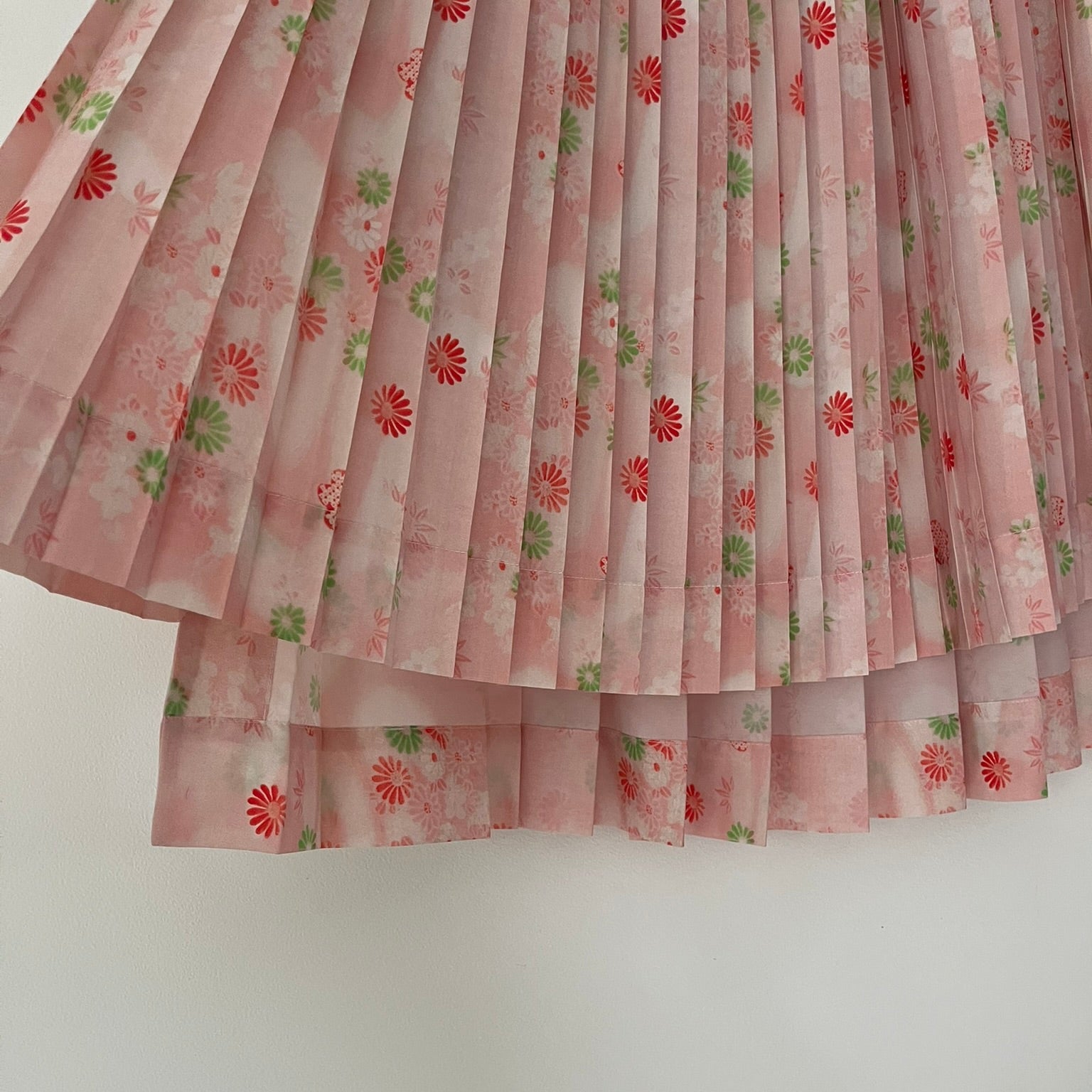 Simone Rocha Pleated Floral Wrap Skirt.
