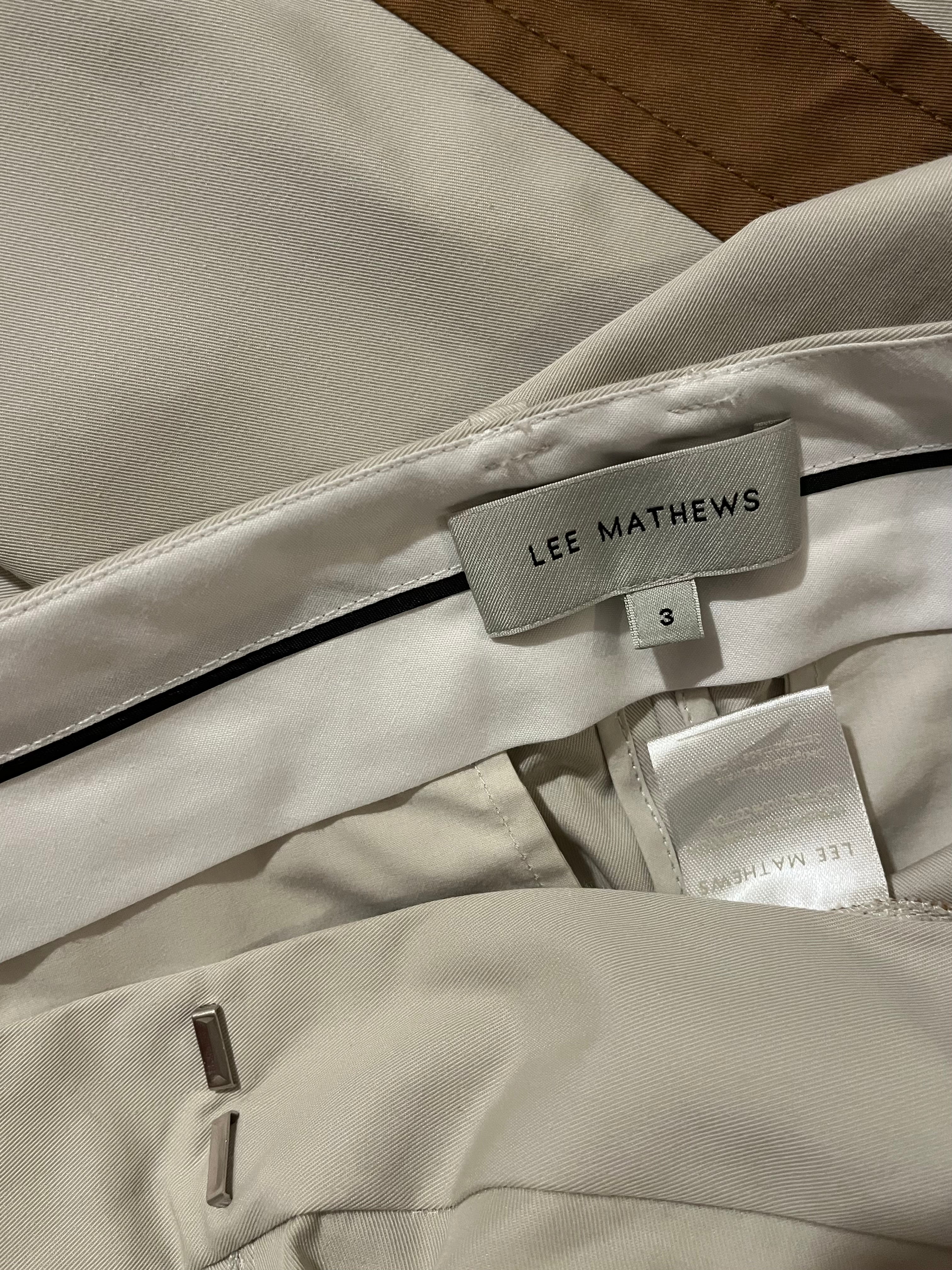 Lee Mathews PATCHWORK Trousers Size 3/AU12.