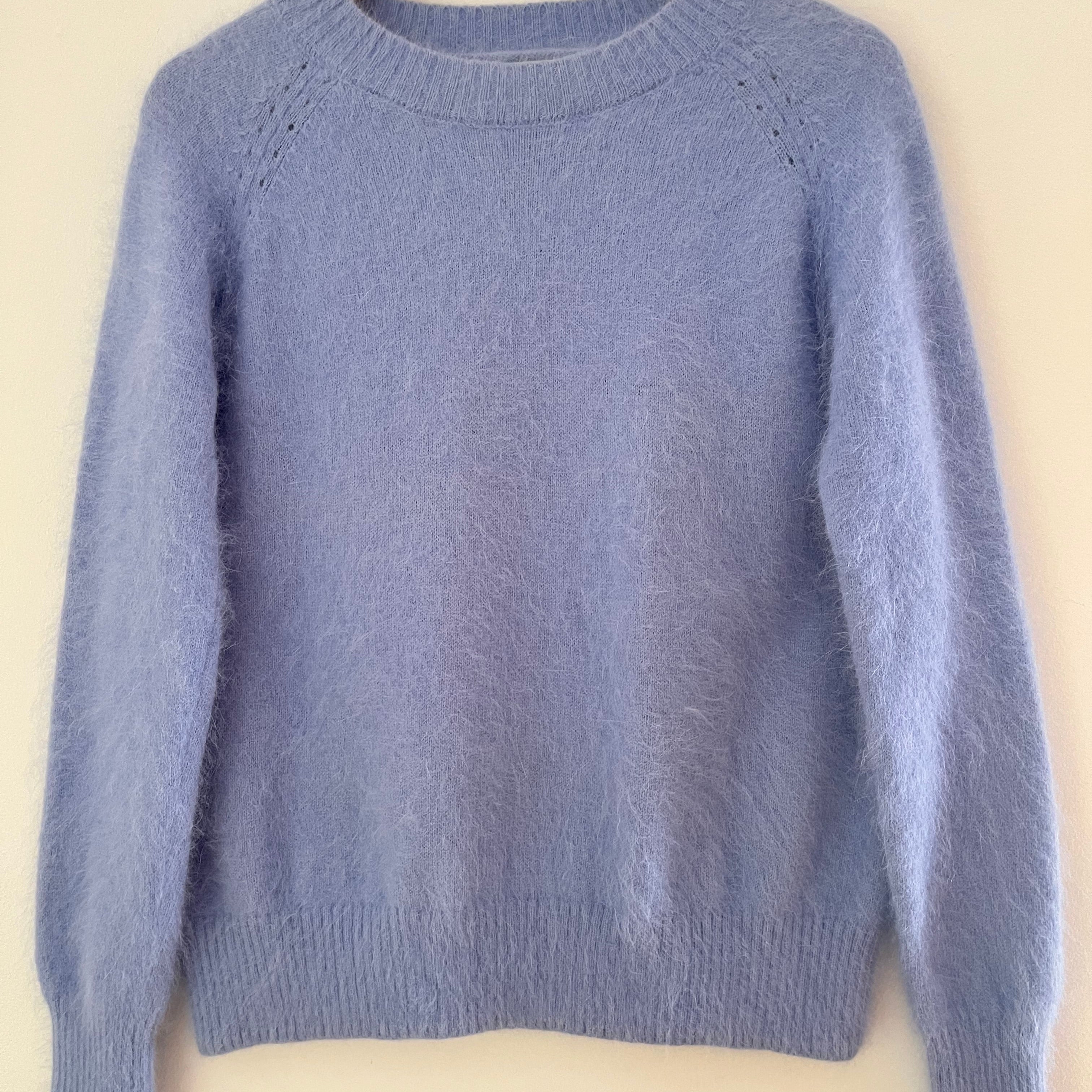 World of Nomads ADELE Crewneck Knit in Sky Size S.