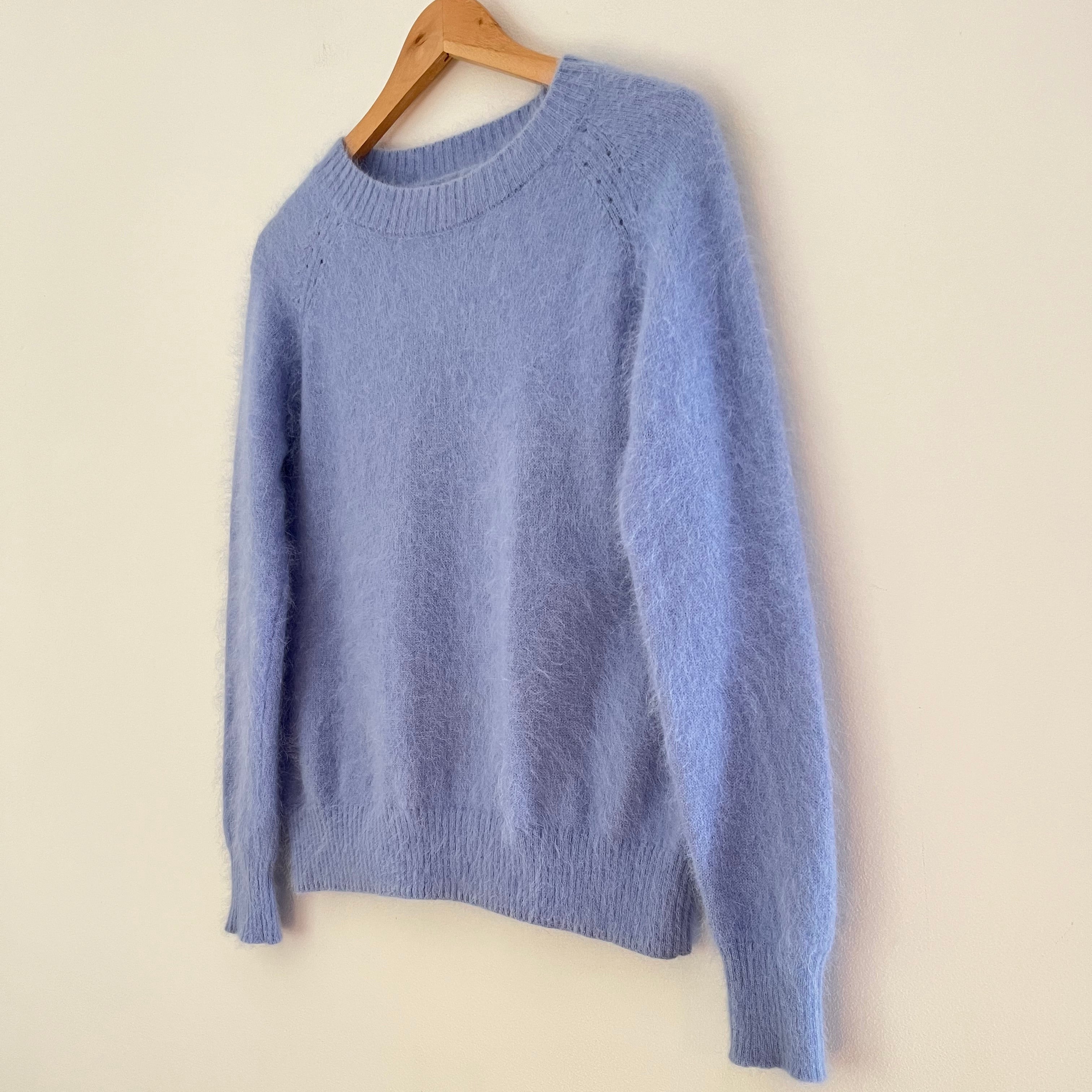 World of Nomads ADELE Crewneck Knit in Sky Size S.