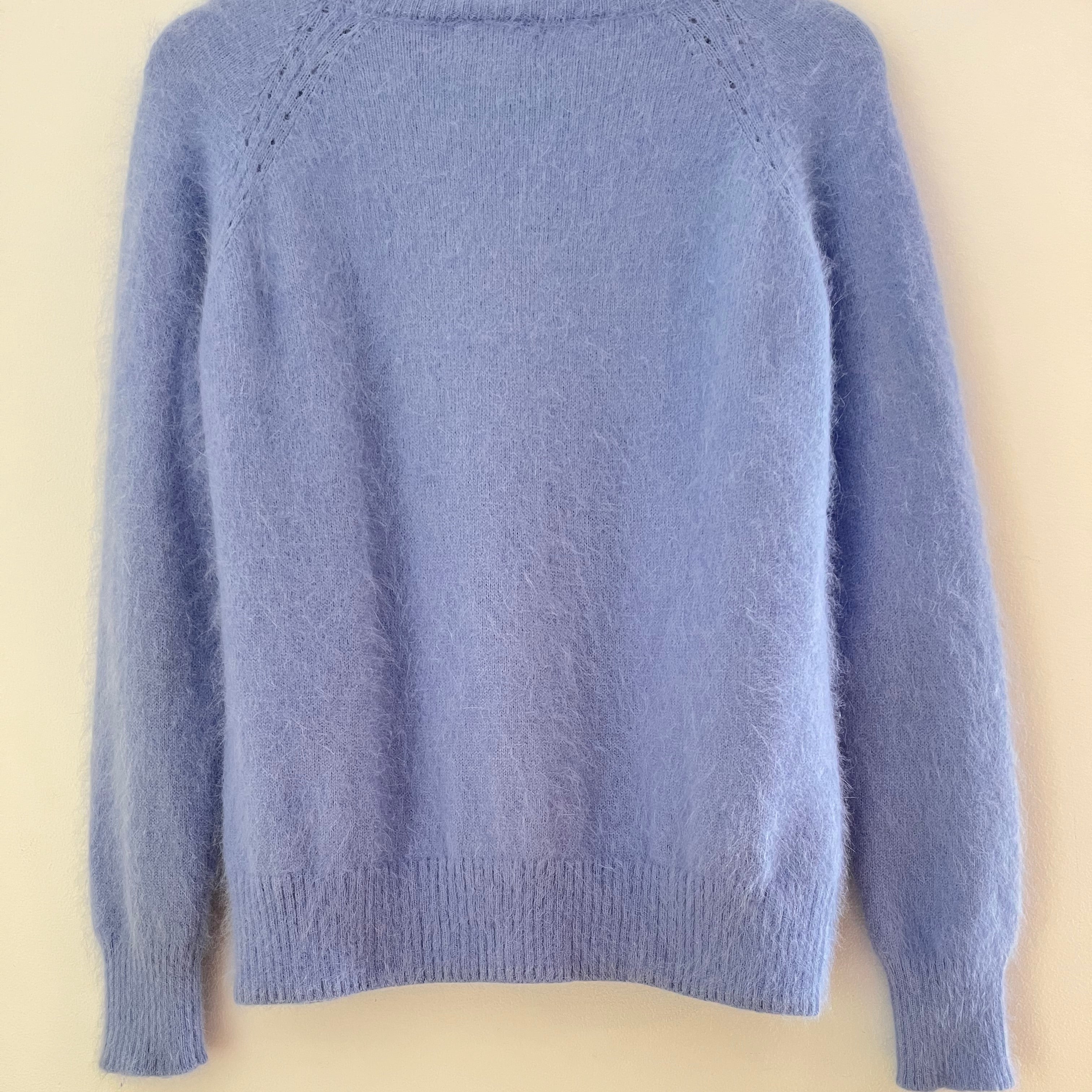 World of Nomads ADELE Crewneck Knit in Sky Size S.