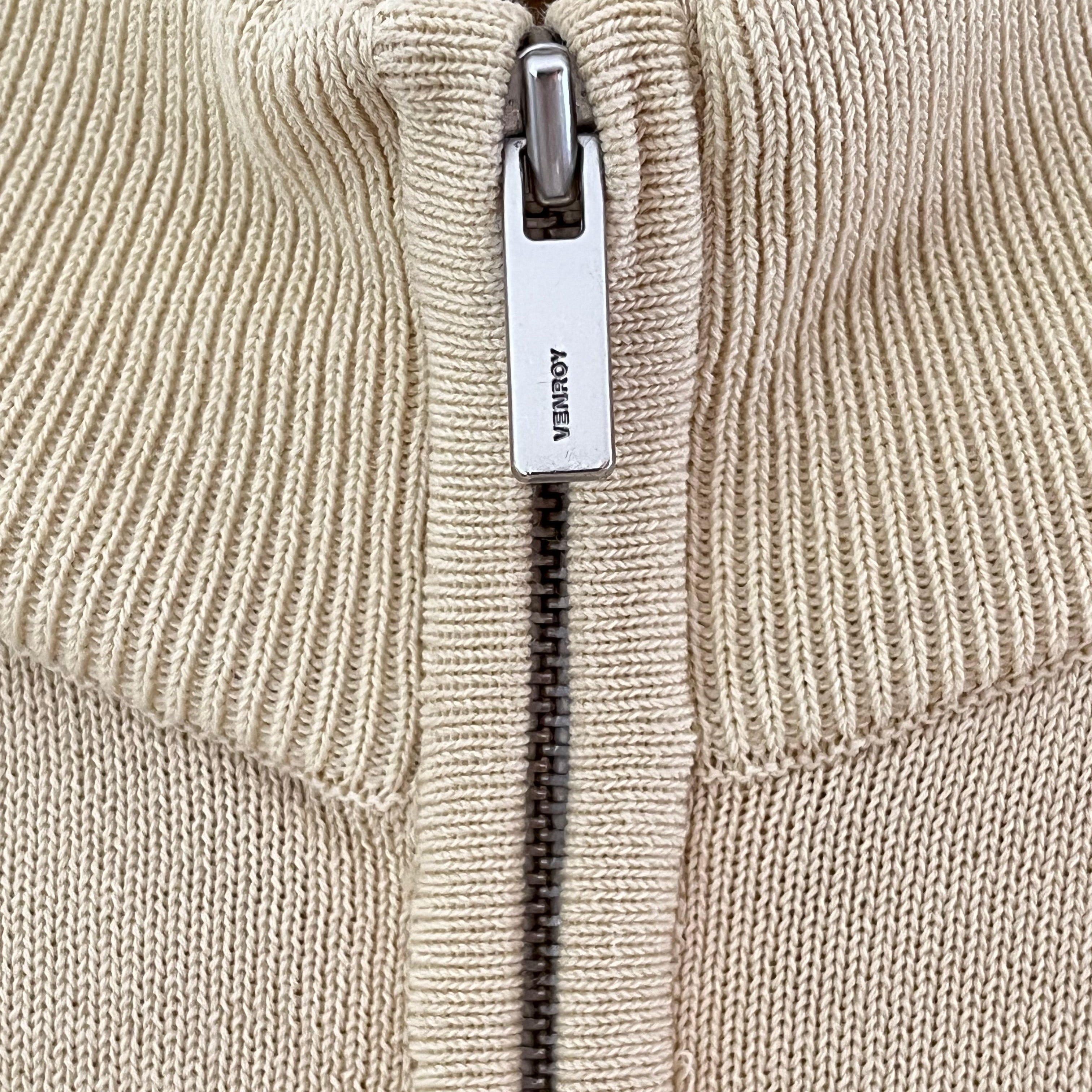 Venroy Knit Zip Cardigan Size S.