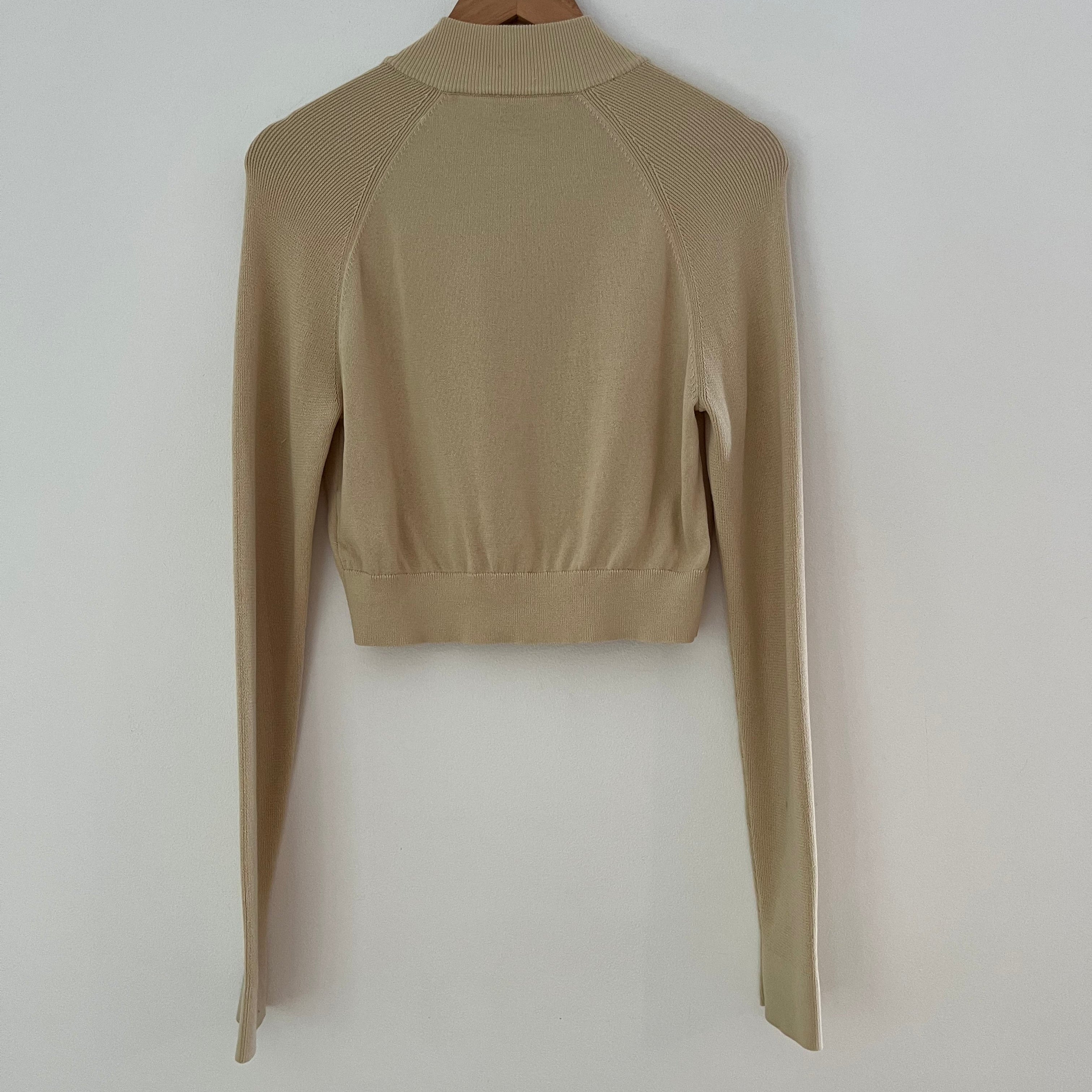 Venroy Knit Zip Cardigan Size S.