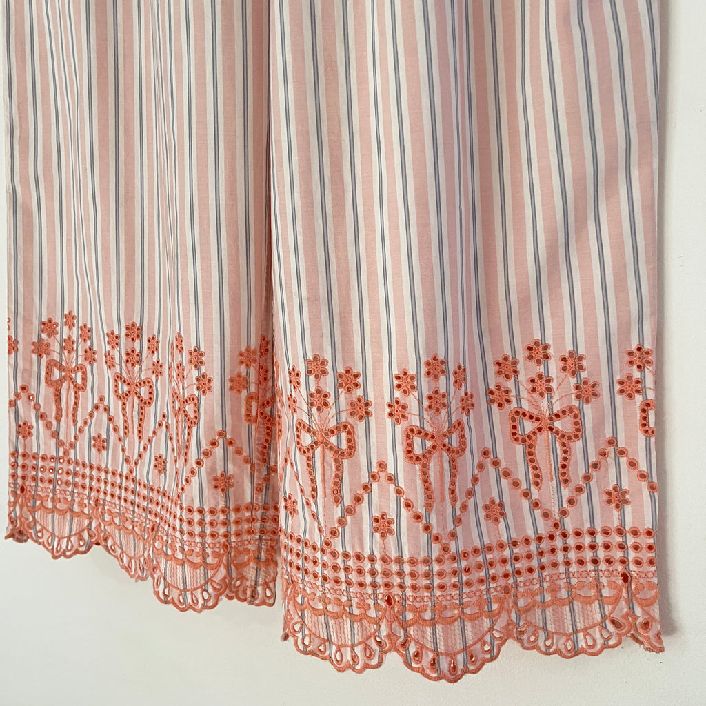 Damson Madder BNWT LEAH Trousers in Apricot Business Stripe Size 16.