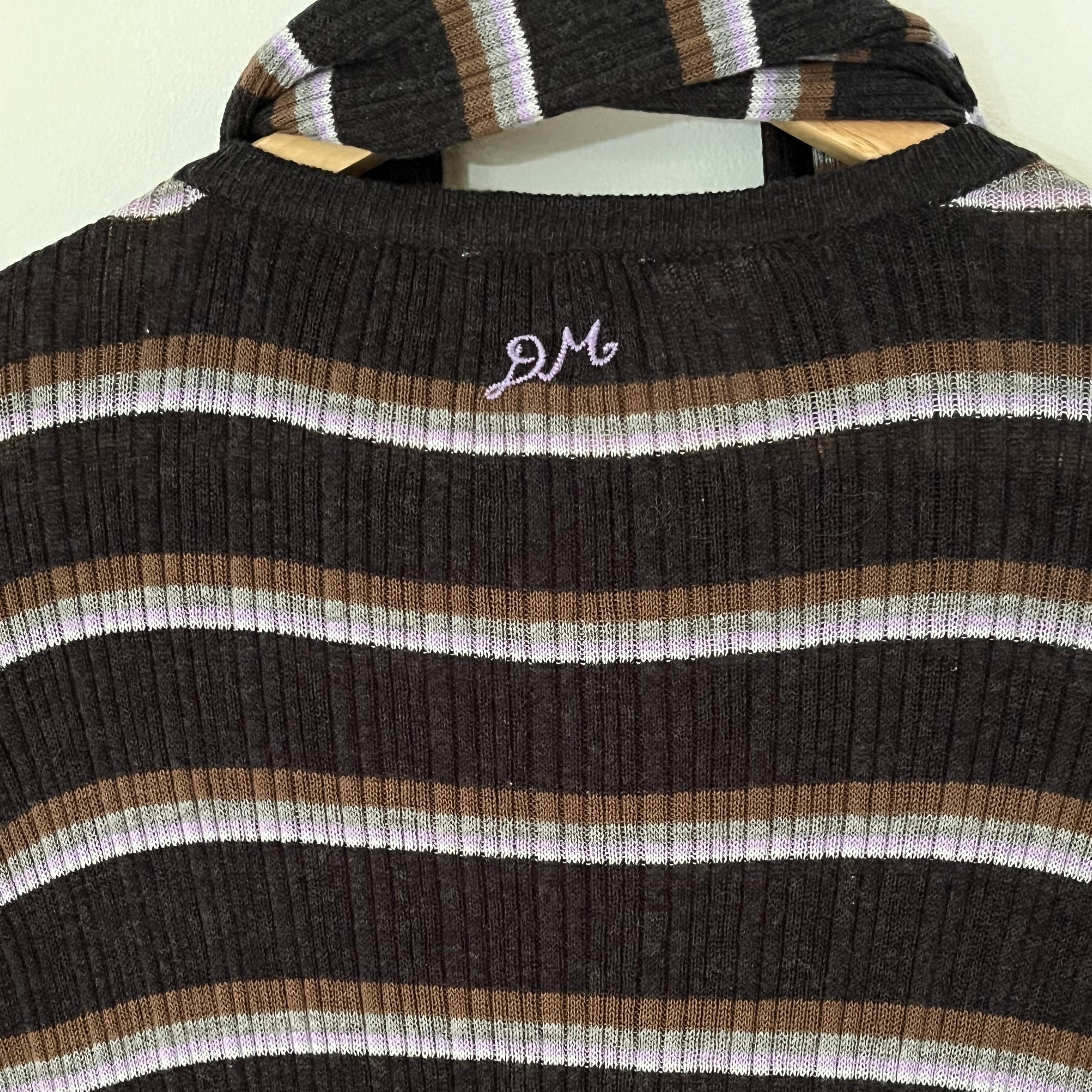 Damson Madder ANELIS Cotton/Merino Blend Cardigan Size 10.