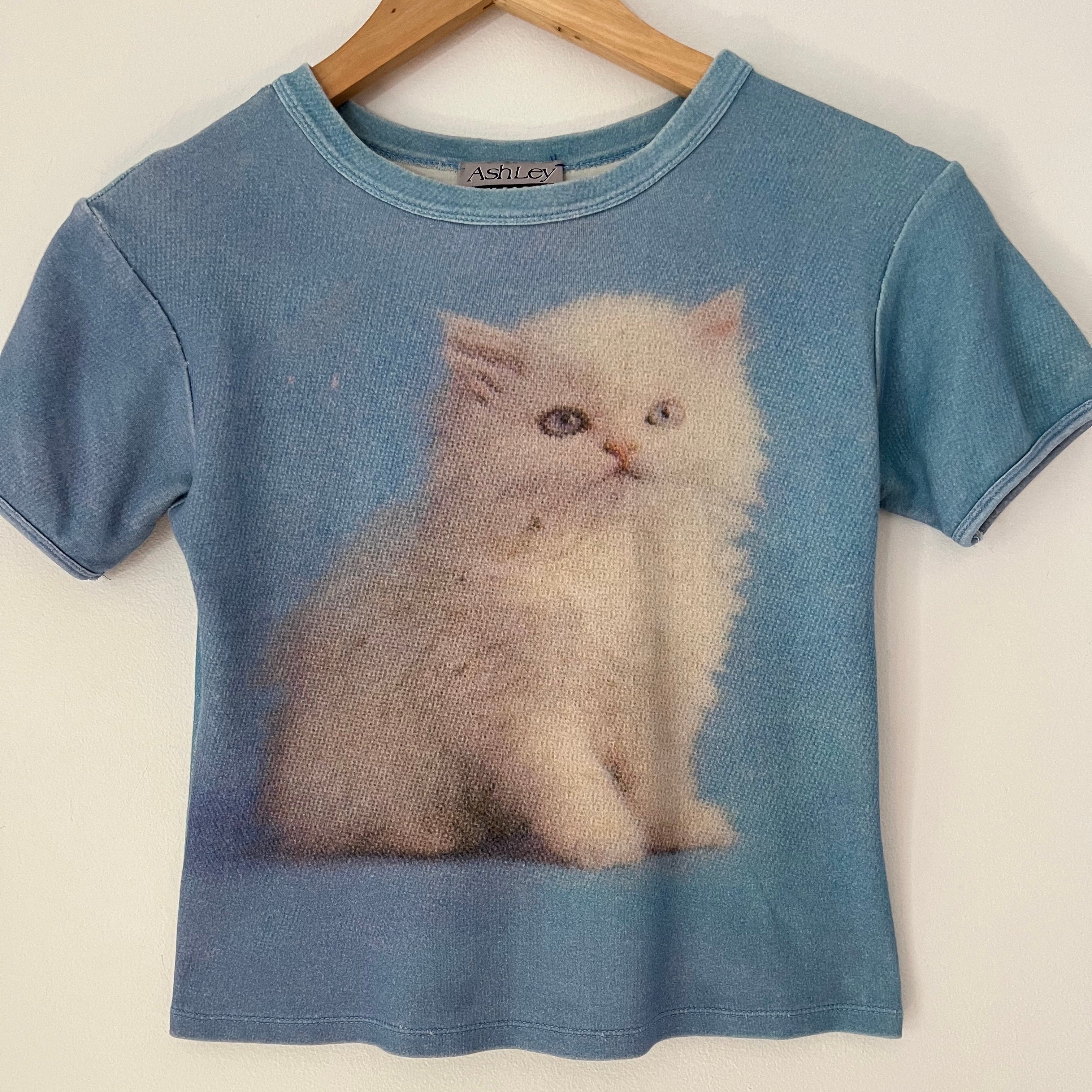 Ashely Williams CAT Baby Tee Size S.