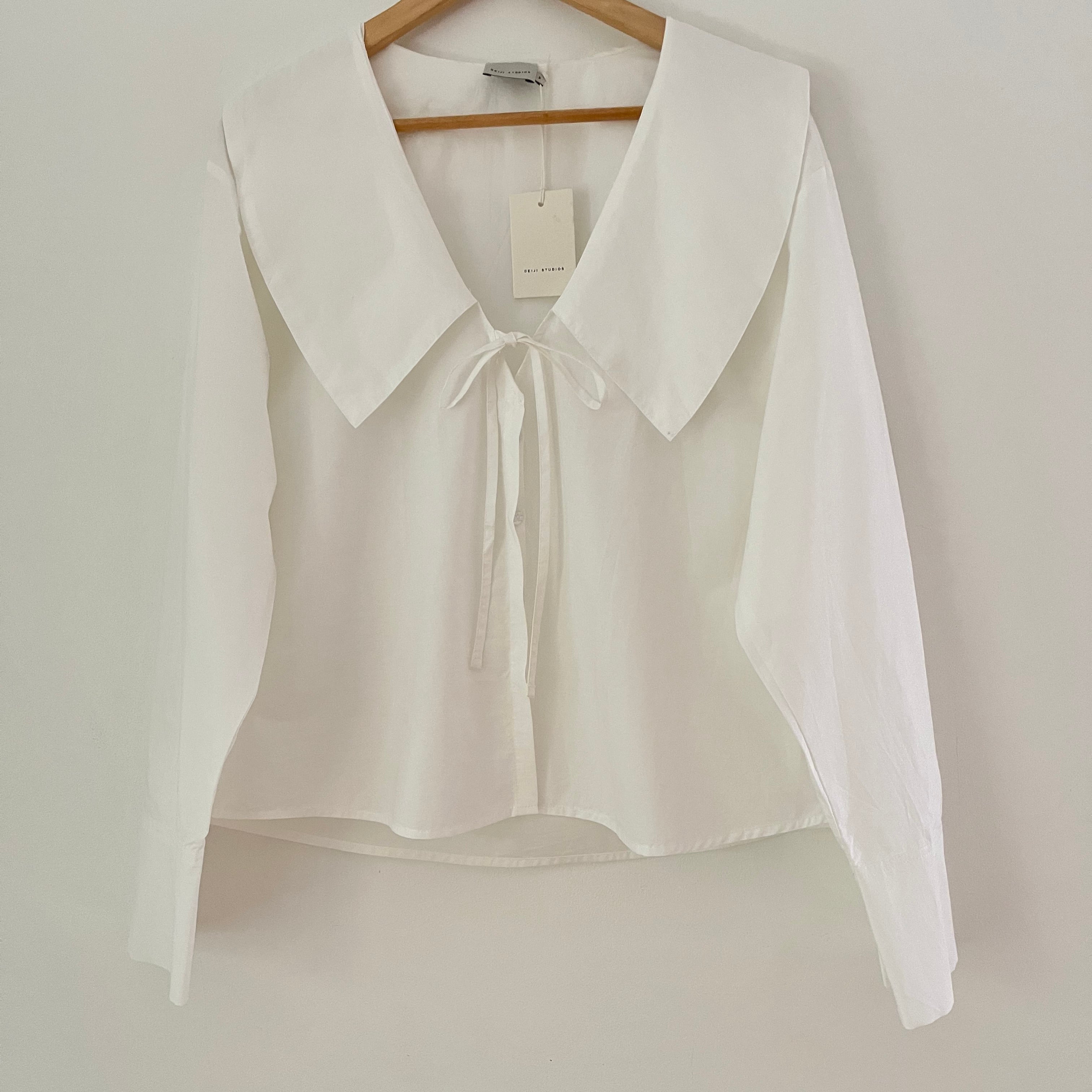 Deiji Studios BNWT COLLAR Tie Shirt Size M.