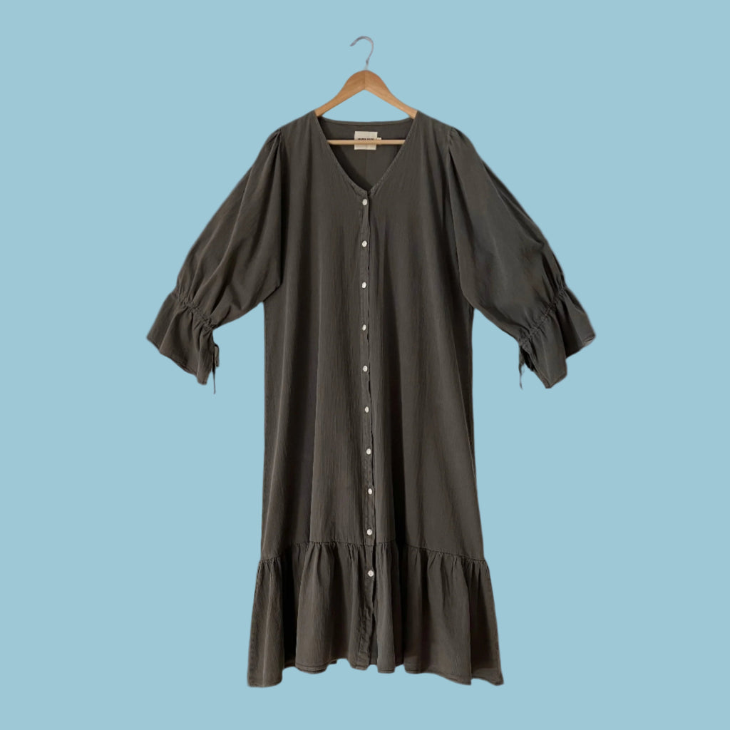 Rudy Jude JUNE Dress in Beach Clay.