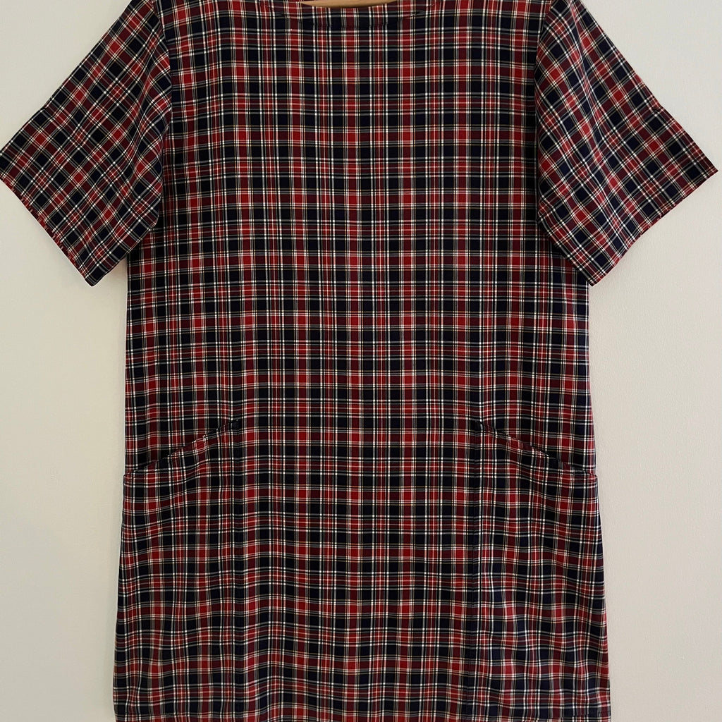 A.P.C Plaid Shift Dress Size S.