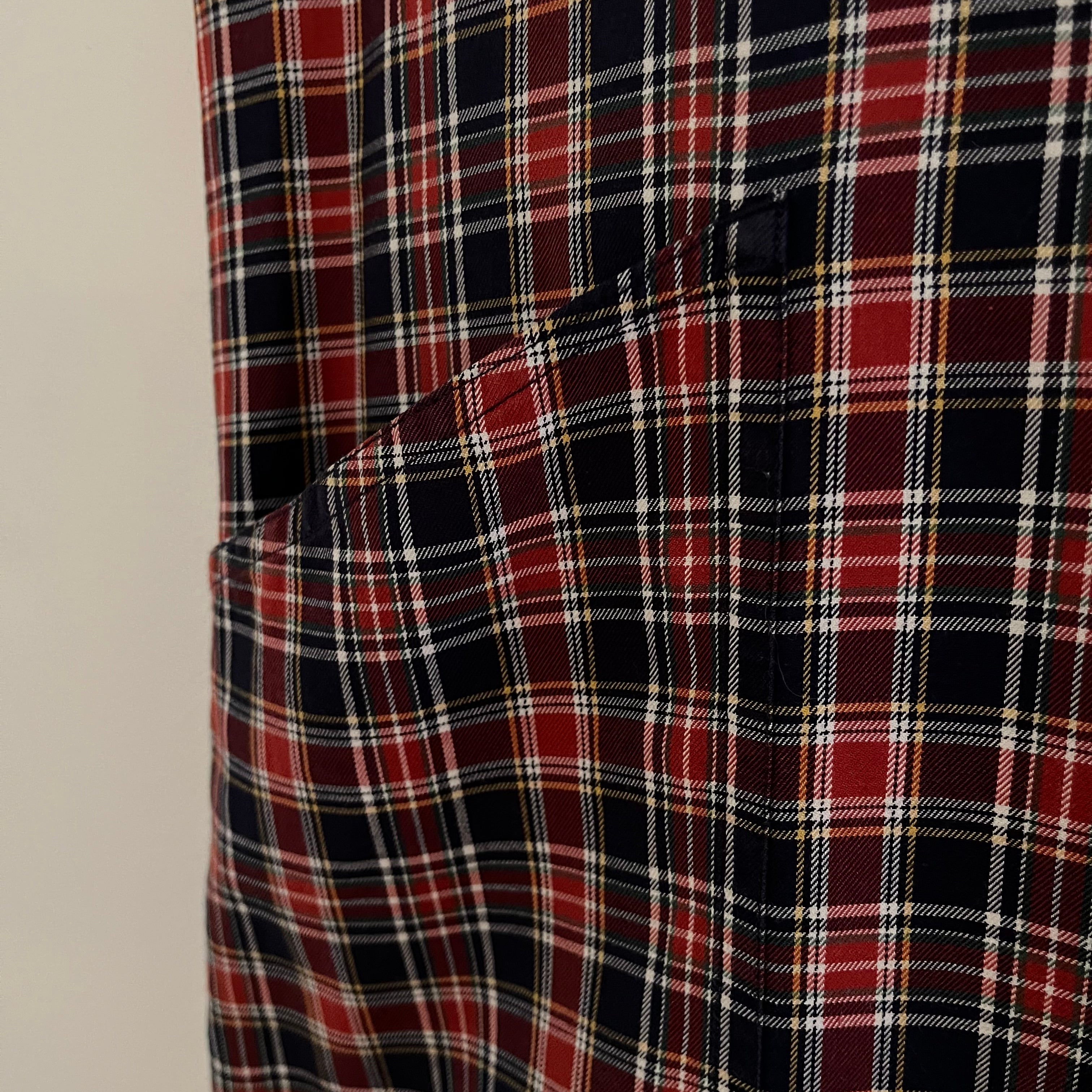 A.P.C Plaid Shift Dress Size S.