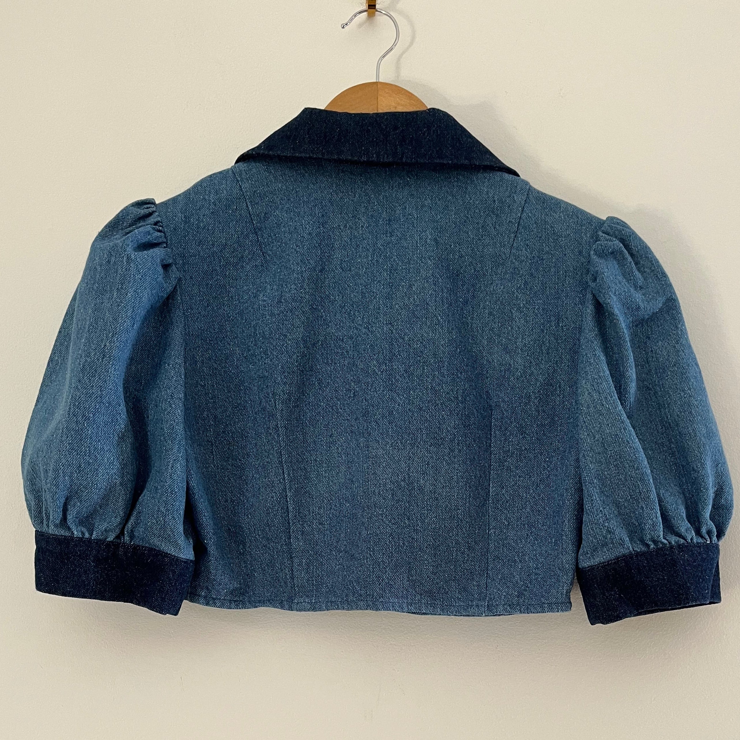 Batsheva LEVY Blouse in Blue Denim.