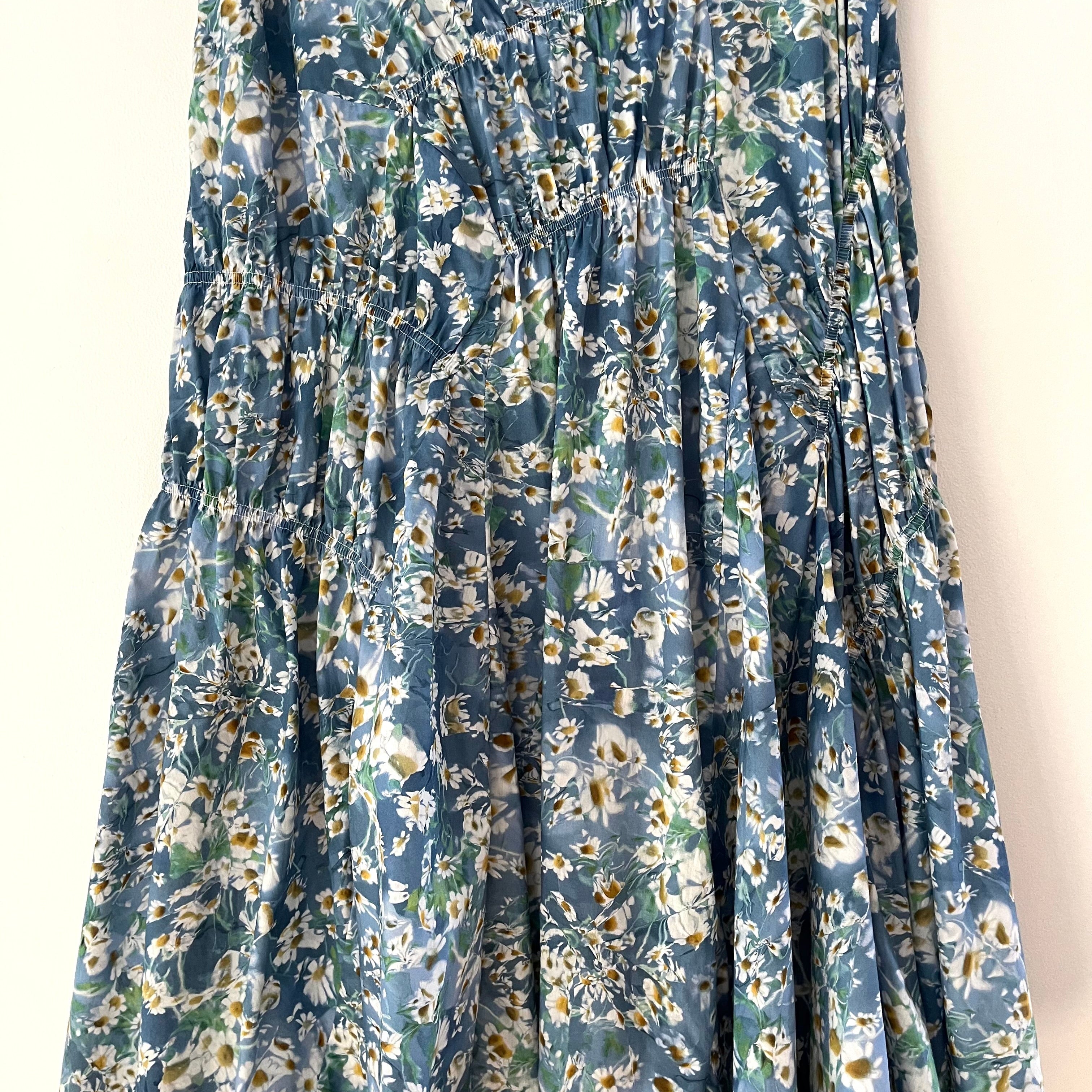Alpha60 RAVEN Skirt in Blue Floral Size M.