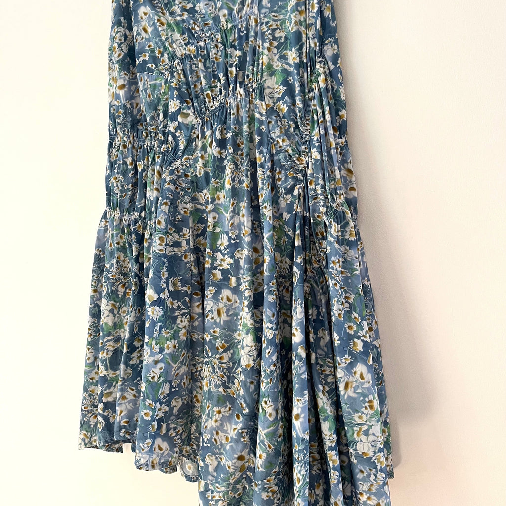 Alpha60 RAVEN Skirt in Blue Floral Size M.