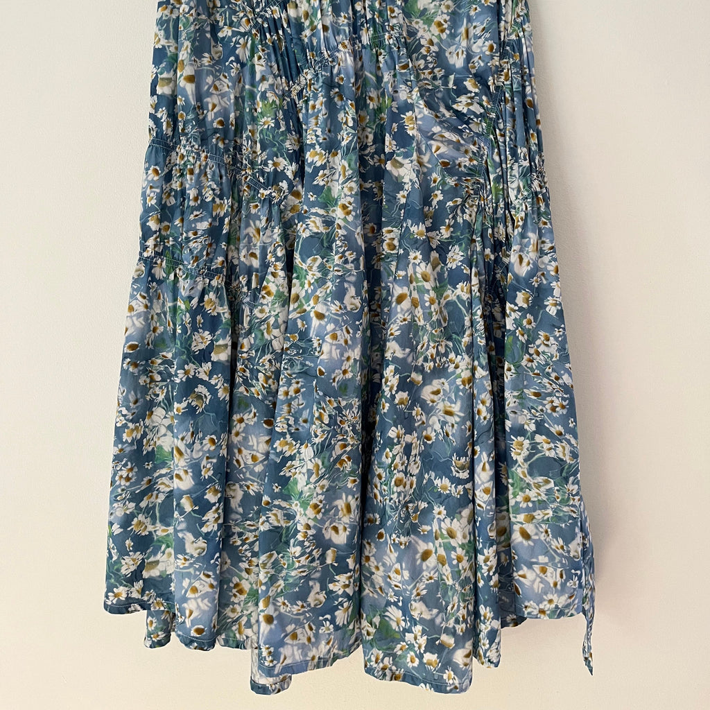 Alpha60 RAVEN Skirt in Blue Floral Size M.