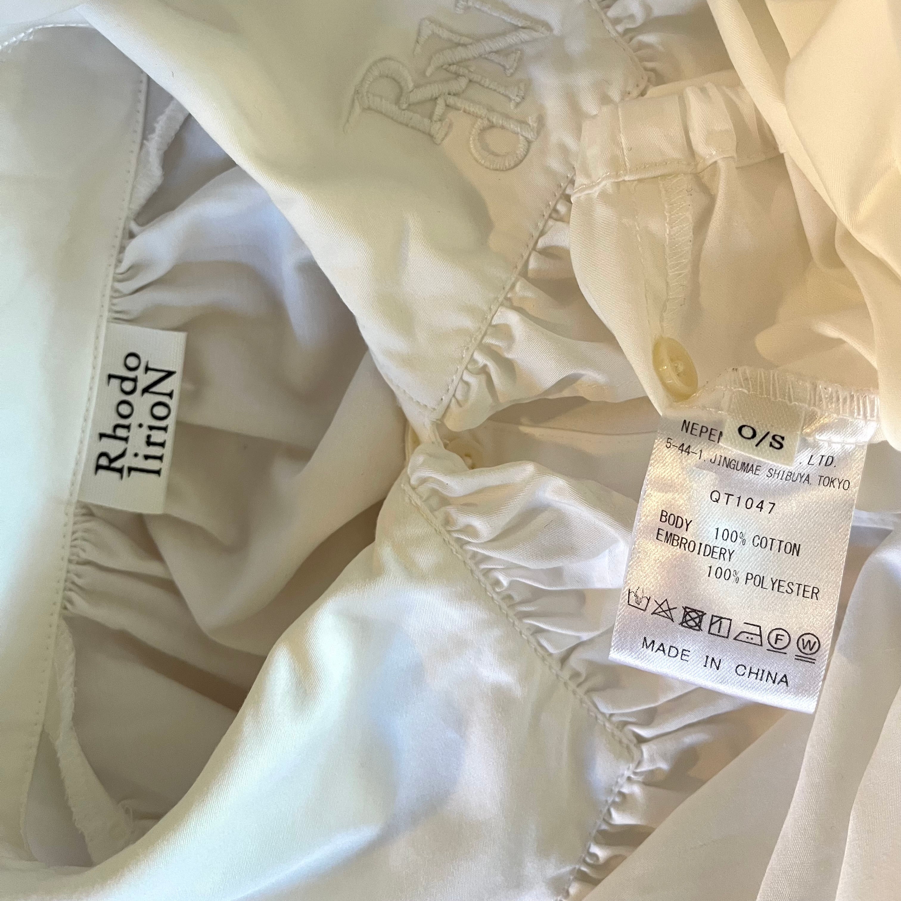 RhodolirioN SWALLOW FRILL Blouse Size O/S.