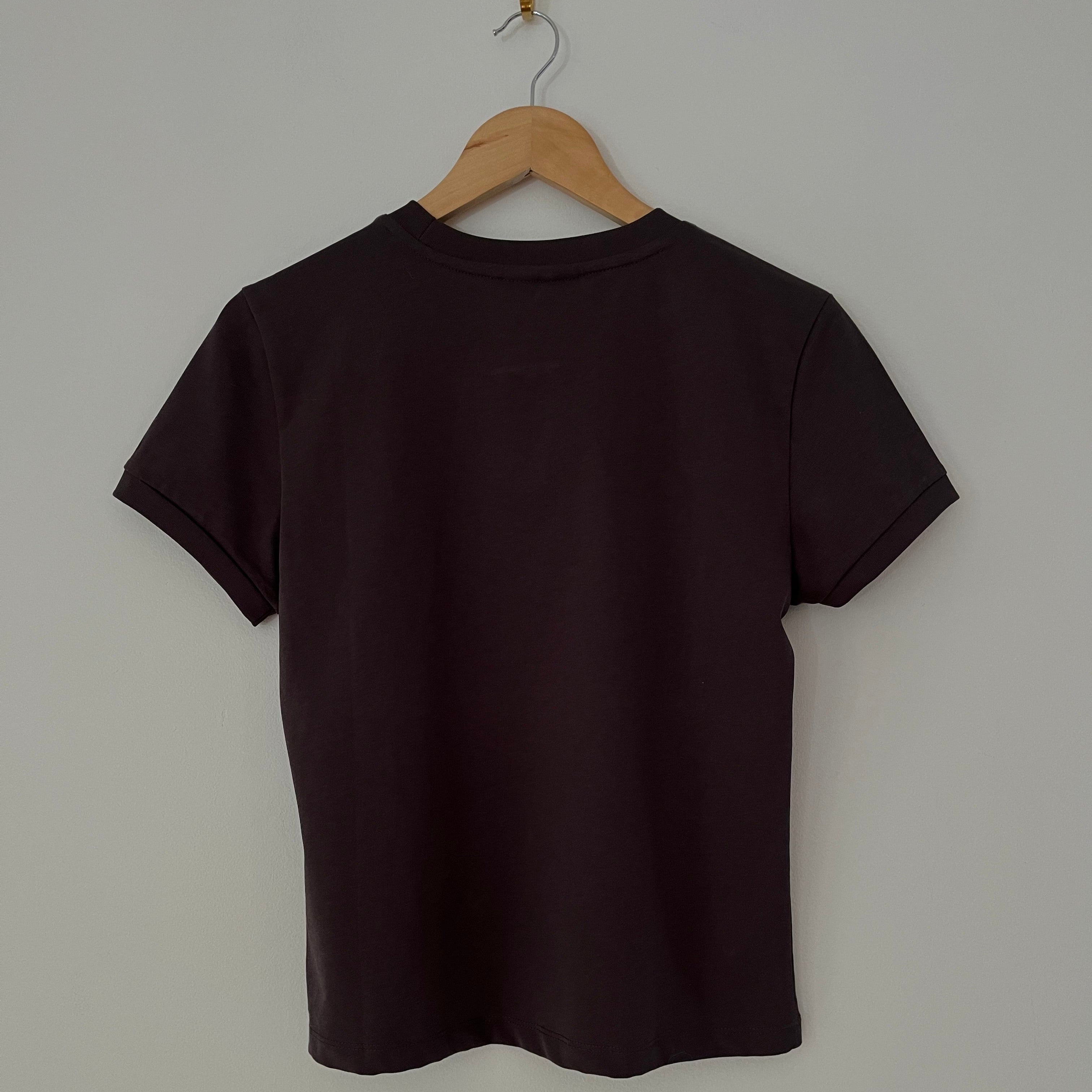 Ganni Poodle T-shirt in Phantom Size M.
