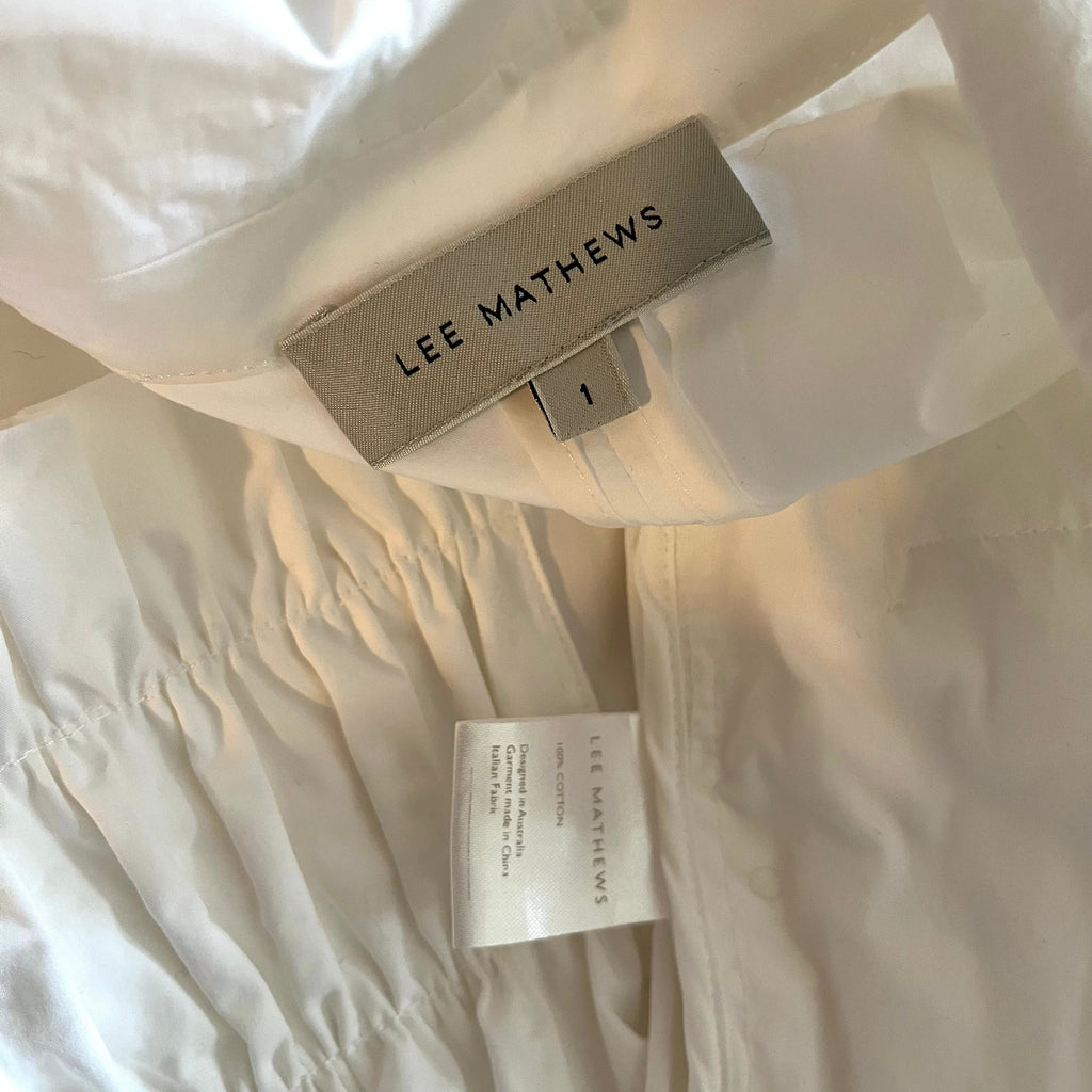 Lee Mathews DWIGHT Ruched Blazer Size 1/S.