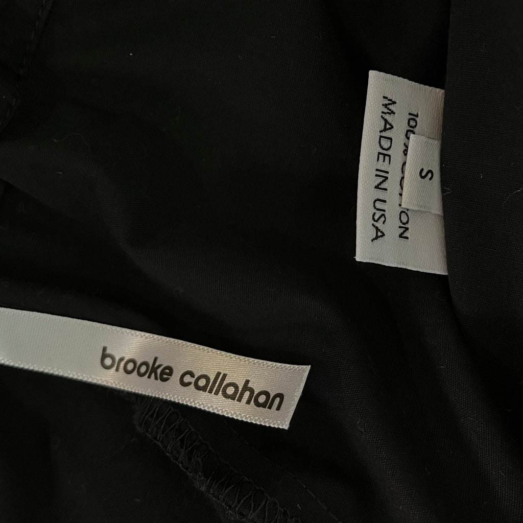 Brooke Callahan TIE Shorts in Black Size S.