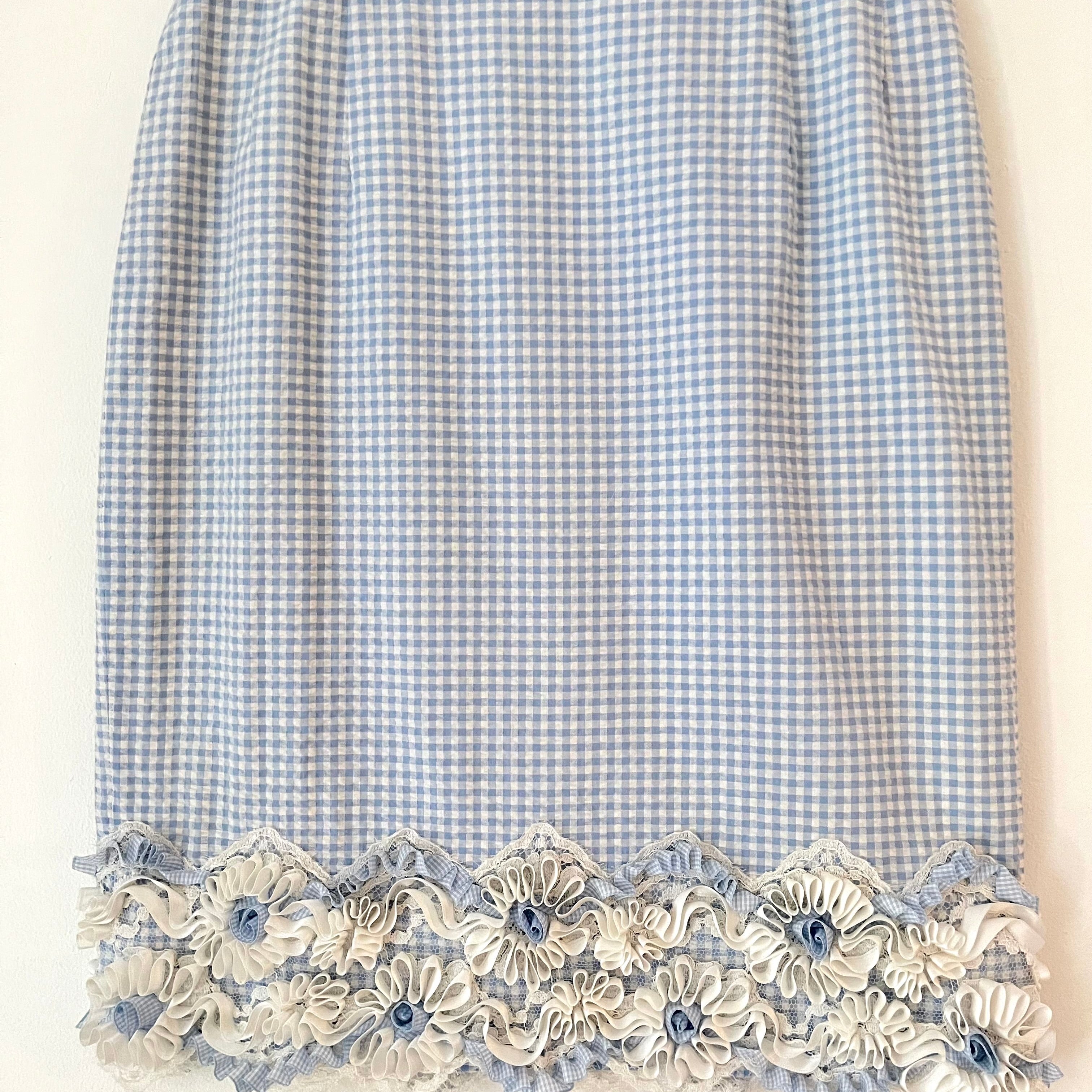 Escada Archives Checked Pencil Skirt.