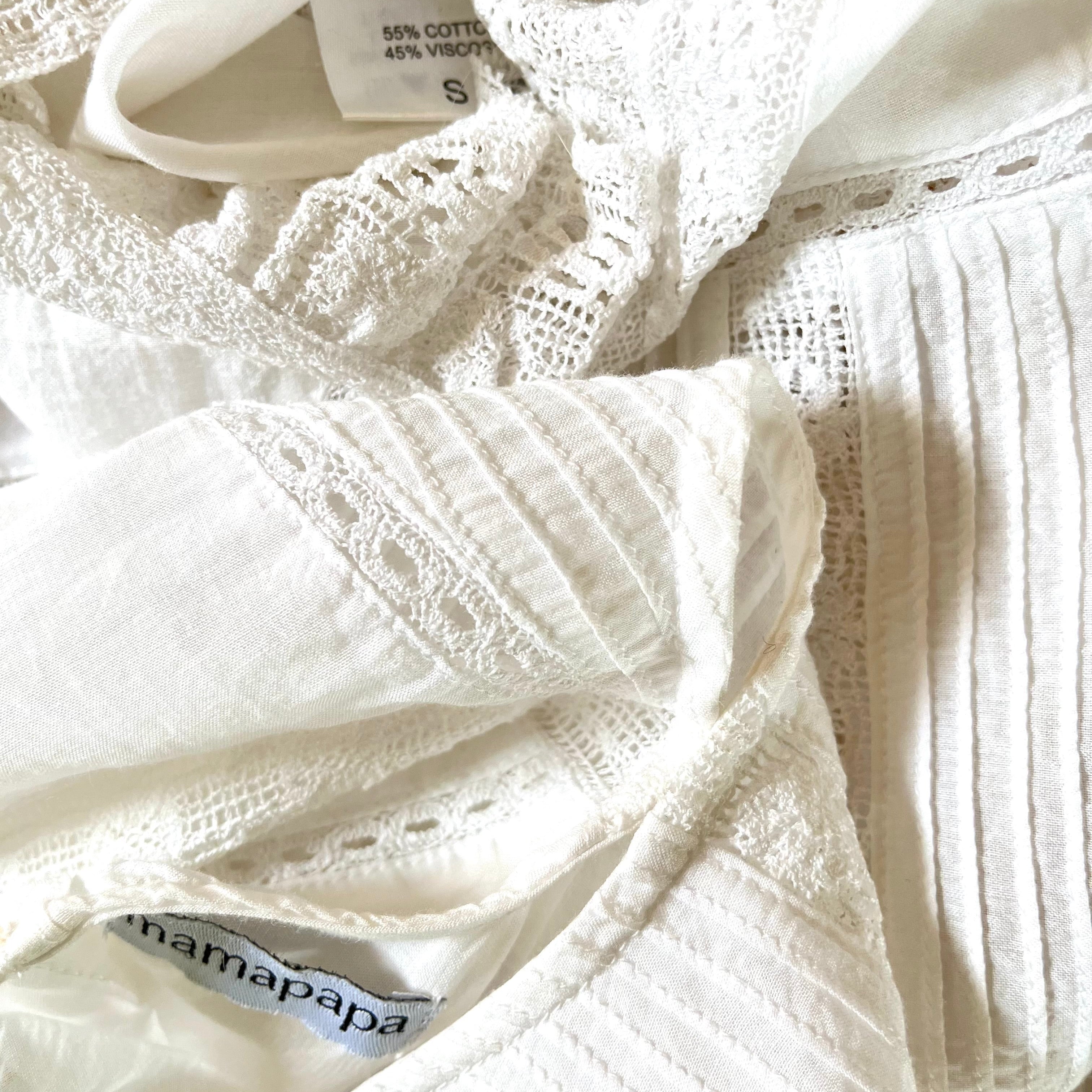 Mamapapa Lace Blouse.