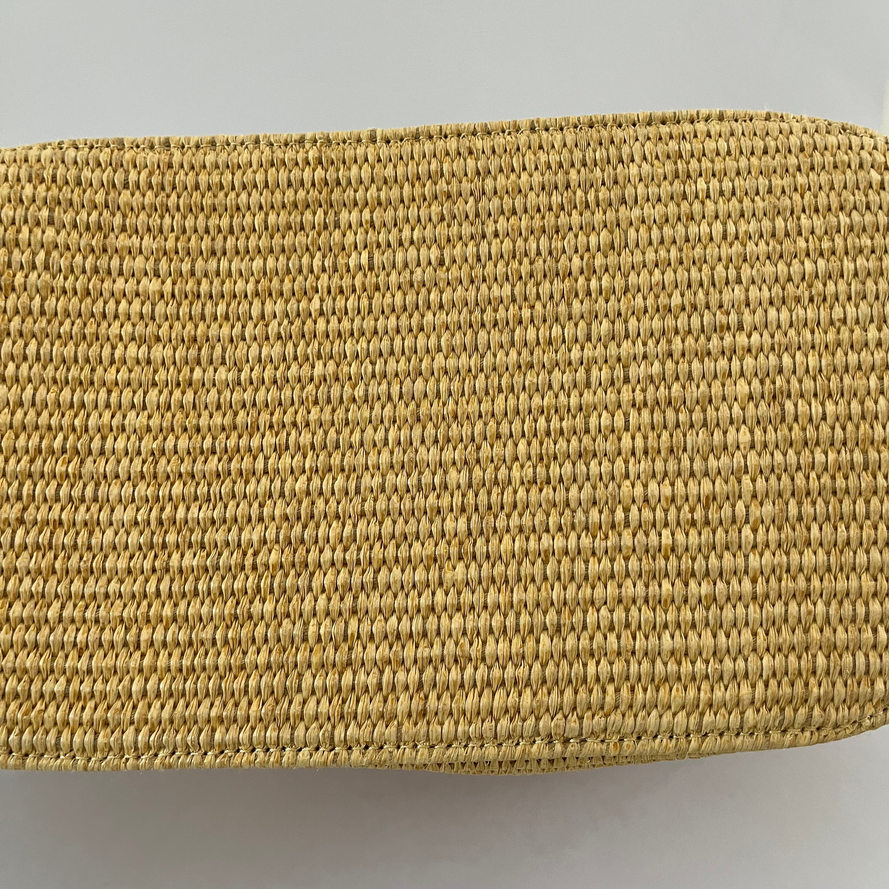 Farm Rio BNWT GARDEN TILES Raffia Shell Tote Bag.